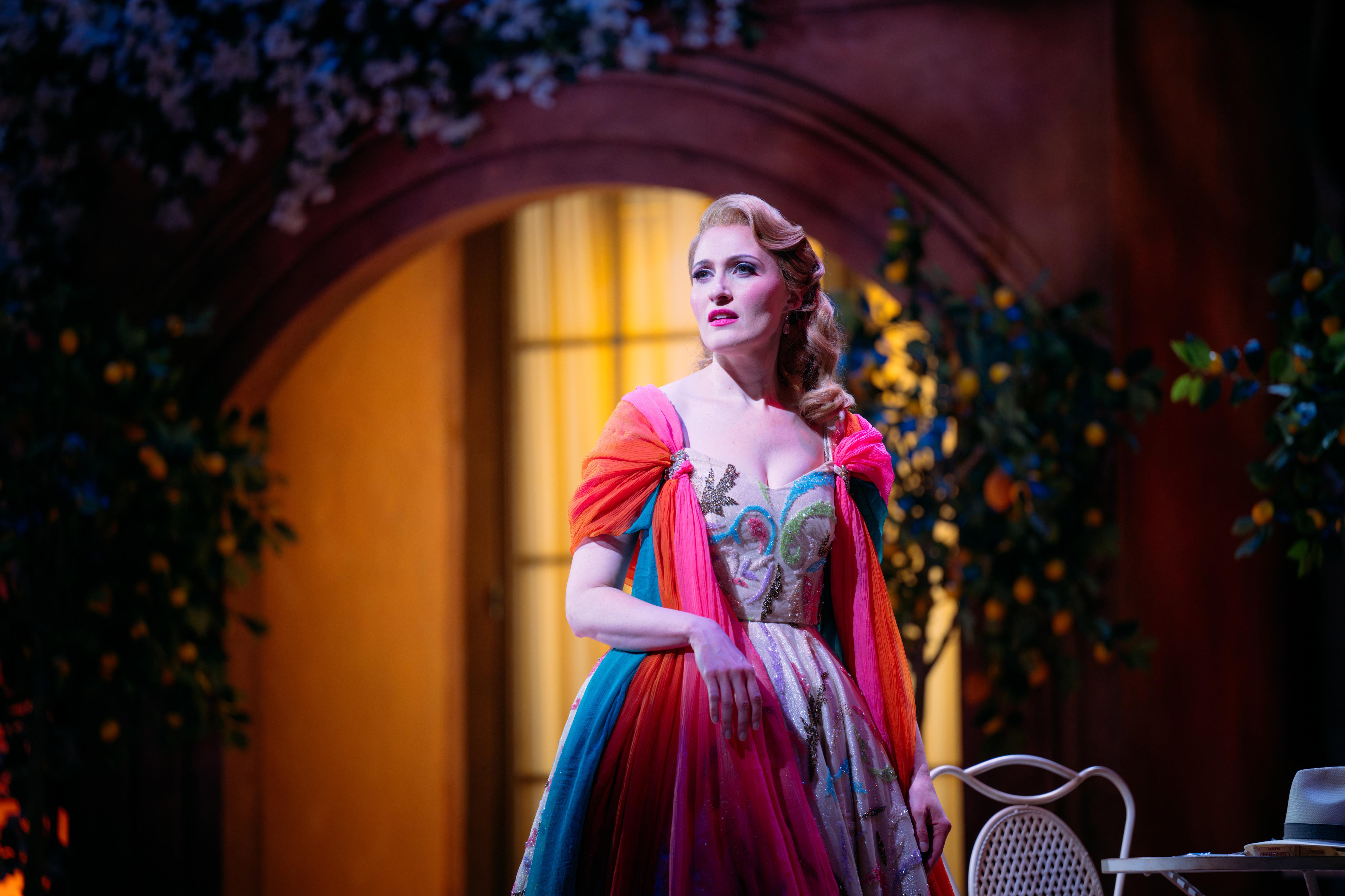 Paula Sides (Hanna Glawari) In The Merry Widow. Credit Mihaela Bodlovic..