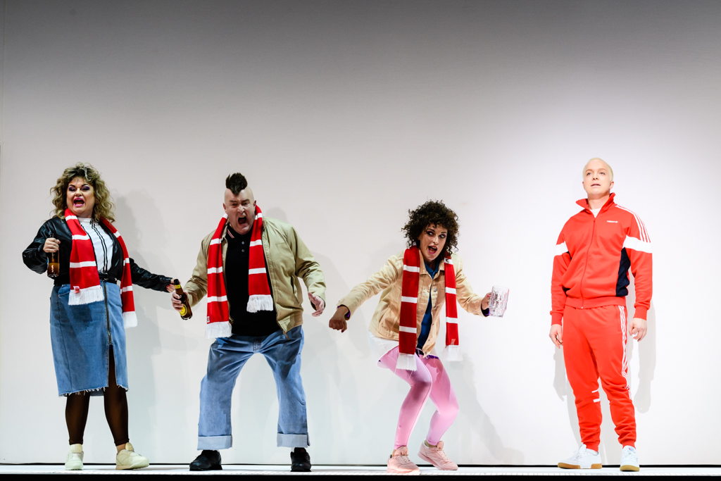 Susan Bullock, Andrew Shore, Allison Cook and Alex Otterburn in Greek. Scottish Opera 2017..jpg