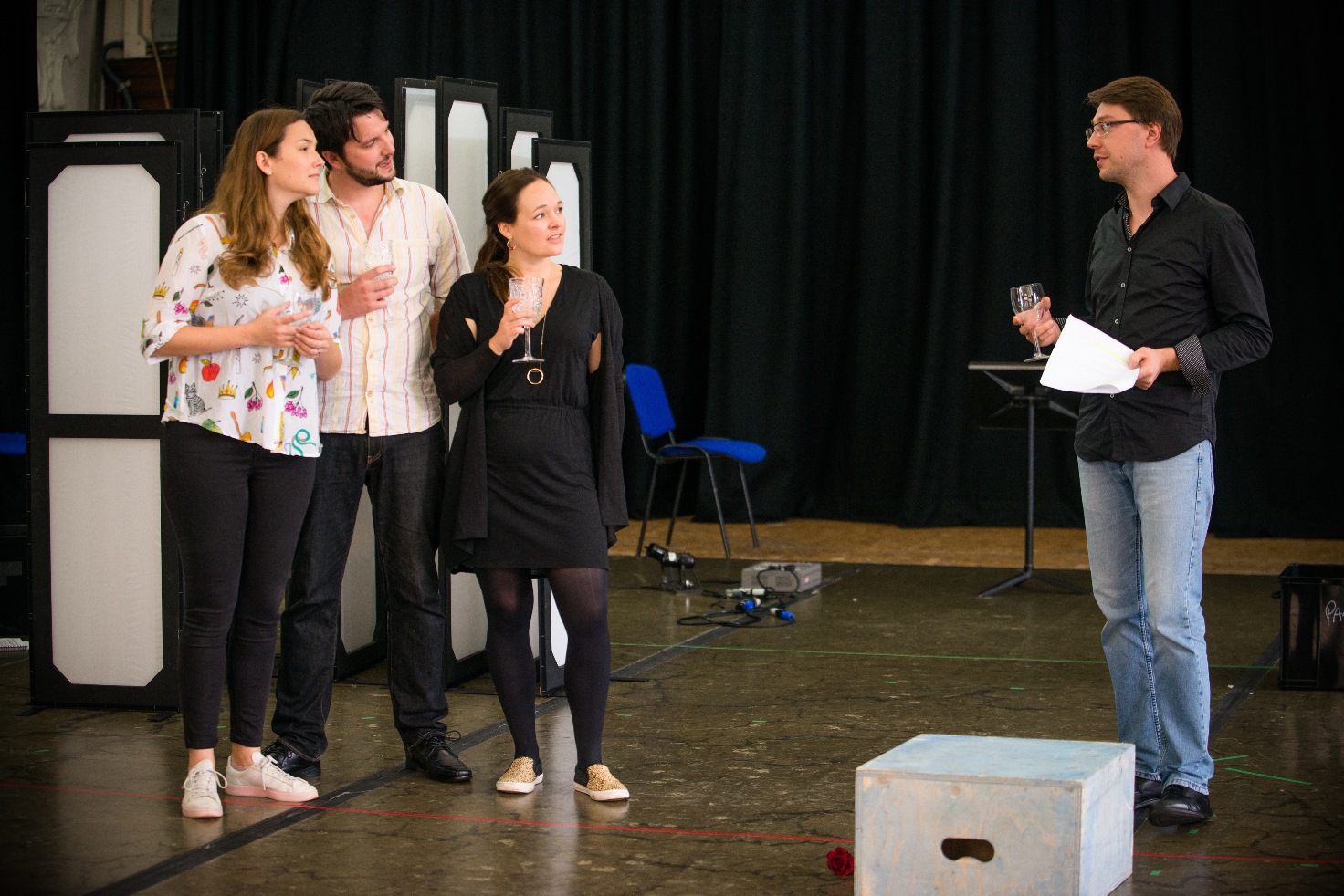 Kate Howden, William Morgan, Lucy Hall and Alexey Gusev in rehearsals for Opera Highlights. Scottish Opera 2017. Credit Tommy Ga-Ken Wan..jpg