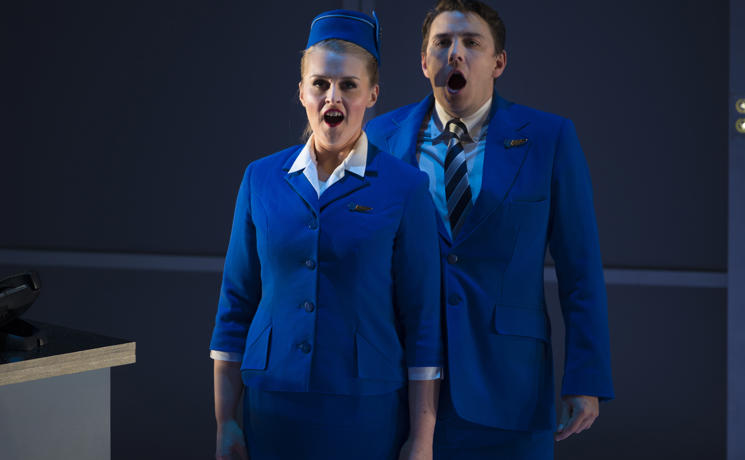 Sioned Gwen Davies and Jonathan McGovern in Flight. Scottish Opera 2018. Credit James Glossop..JPG