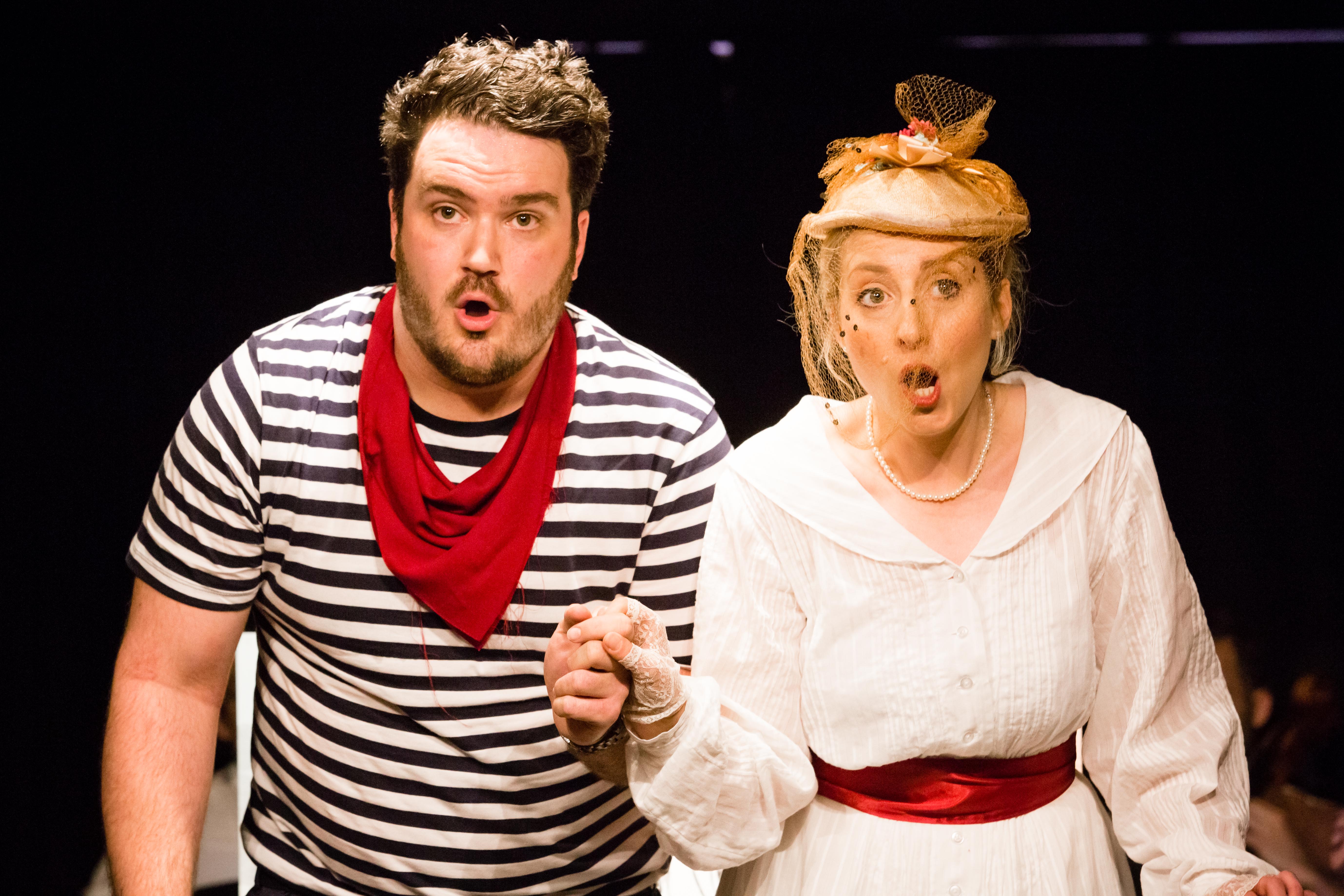 Andrew McTaggart and Jessica Leary in A Little Bit of HMS Pinafore. Scottish Opera 2018. Credit Sally Jubb..jpg