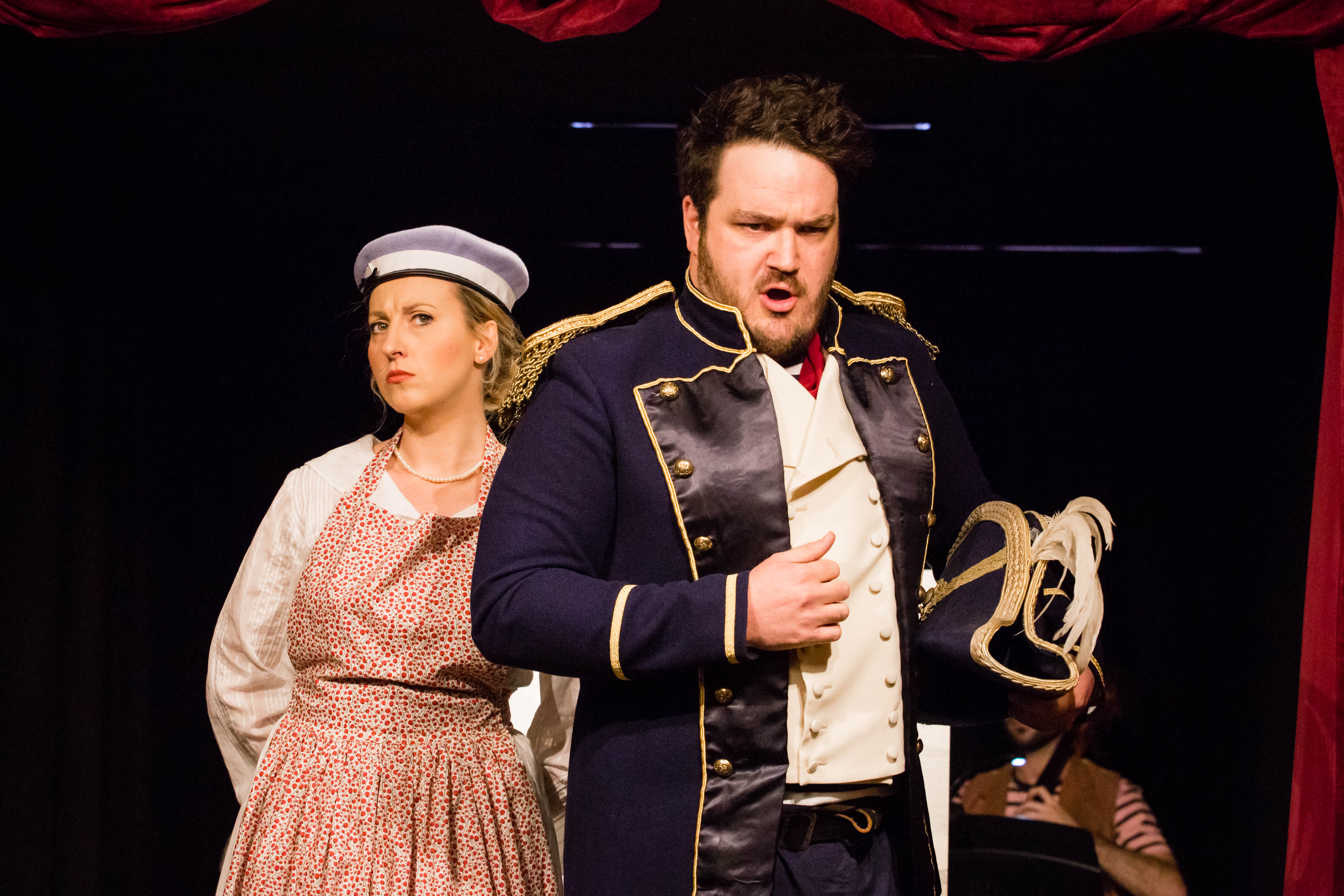 Jessica Leary and Andrew McTaggart in A Little Bit of HMS Pinafore. Scottish Opera 2018. Credit Sally Jubb..jpg