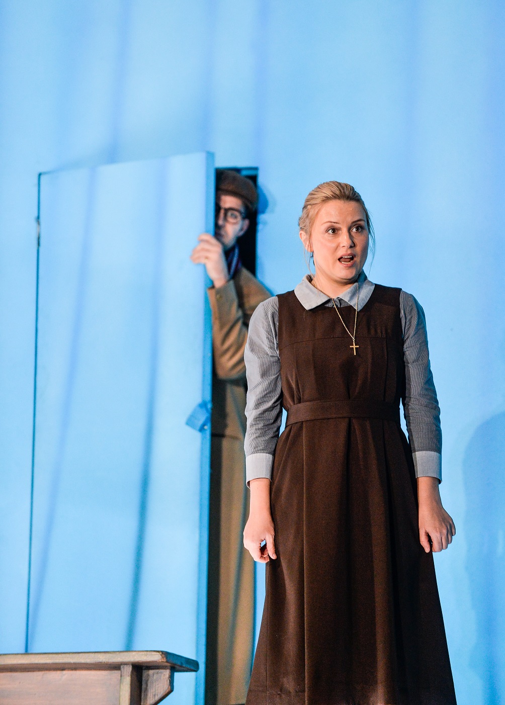 Lina Johnson as Gilda and Adam Smith as the Duke of Mantua. Scottish Opera 2018. Credit Julie Howden..JPG