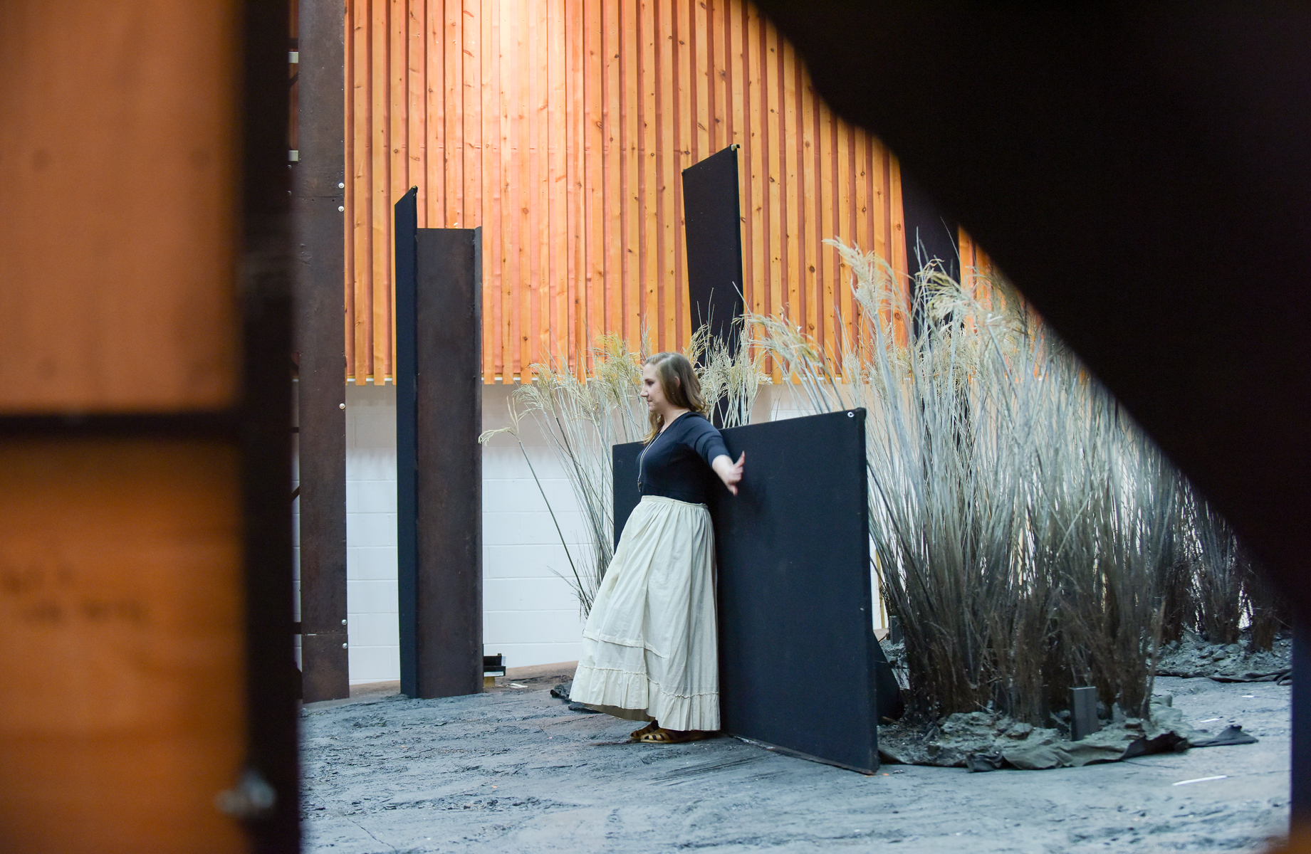 Laura Wilde in Kátya Kabanová rehearsals. Scottish Opera 2019. Credit Julie Howden. (5).JPG