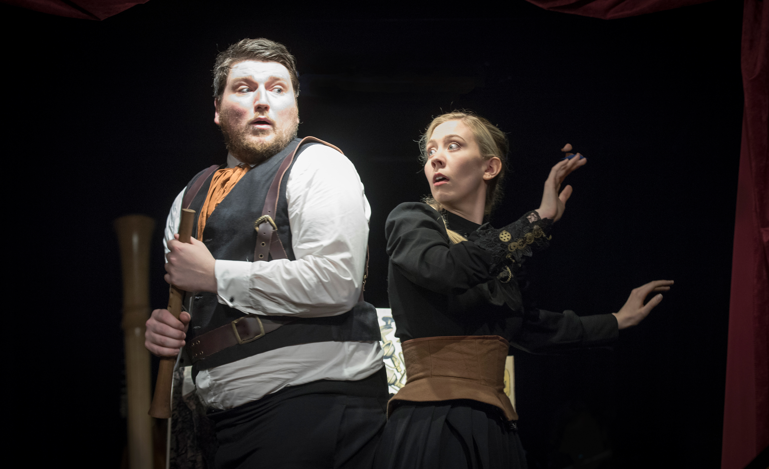 Aidan Edwards and Charlotte Hoather in A Little Bit of Magic Flute. Scottish Opera 2019. Credit Julie Howden.JPG