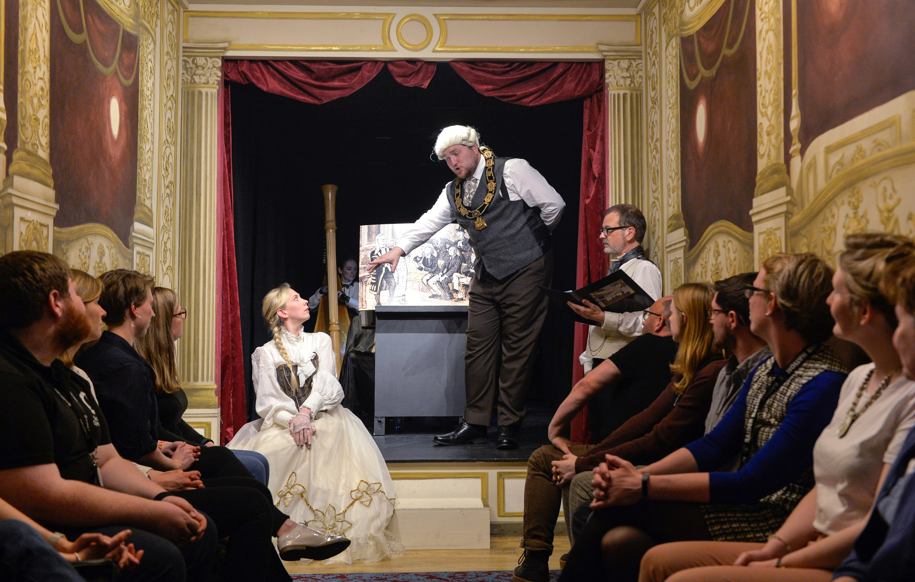 Charlotte Hoather, Aidan Edwards and Ross Stenhouse in A Little Bit of Iolanthe. Scottish Opera 2019. Credit Julie Howden.JPG