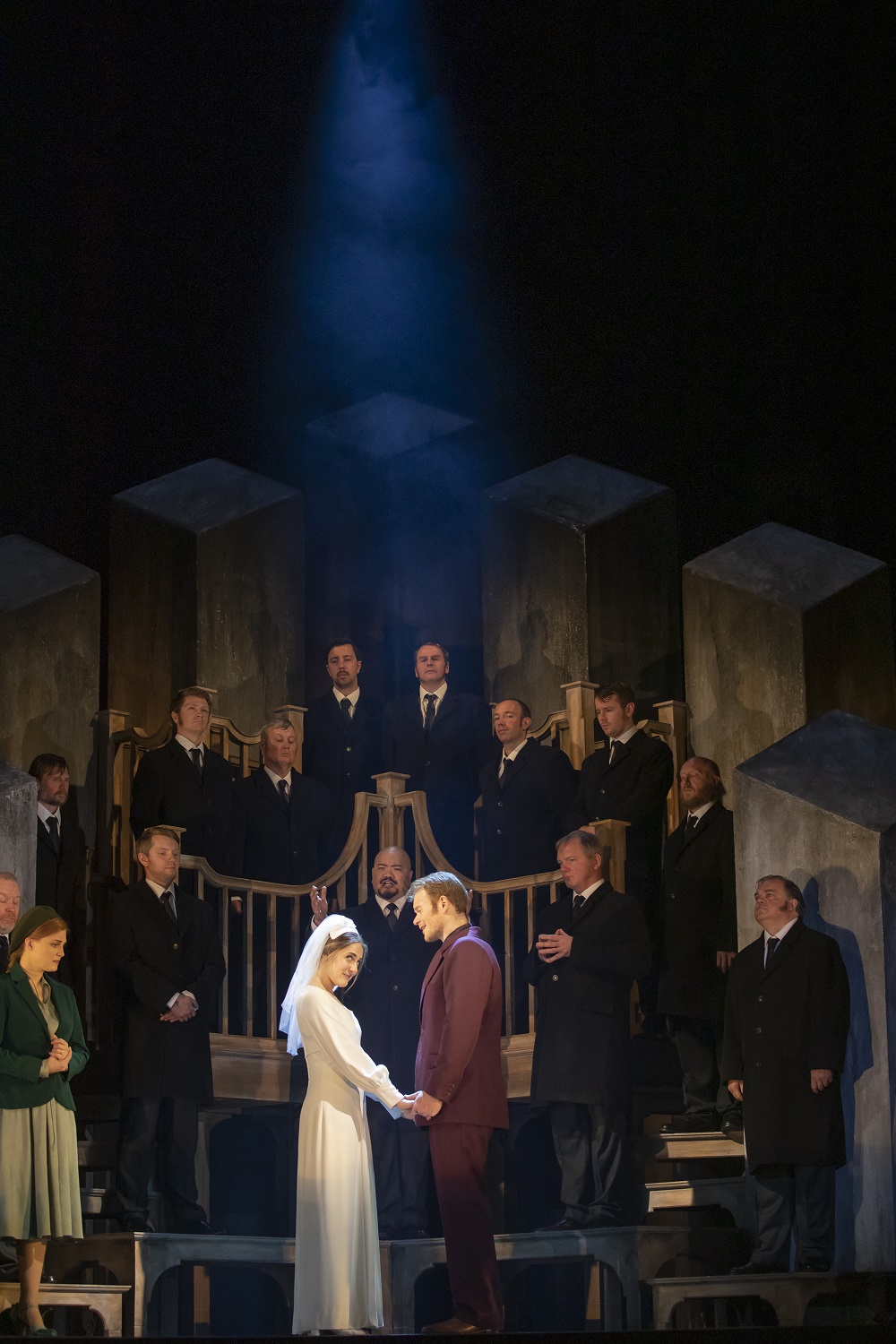 Wallis Giunta, Sydney Mancasola, Freddie Tong and Duncan Rock in Breaking the Waves. Credit James Glossop..JPG
