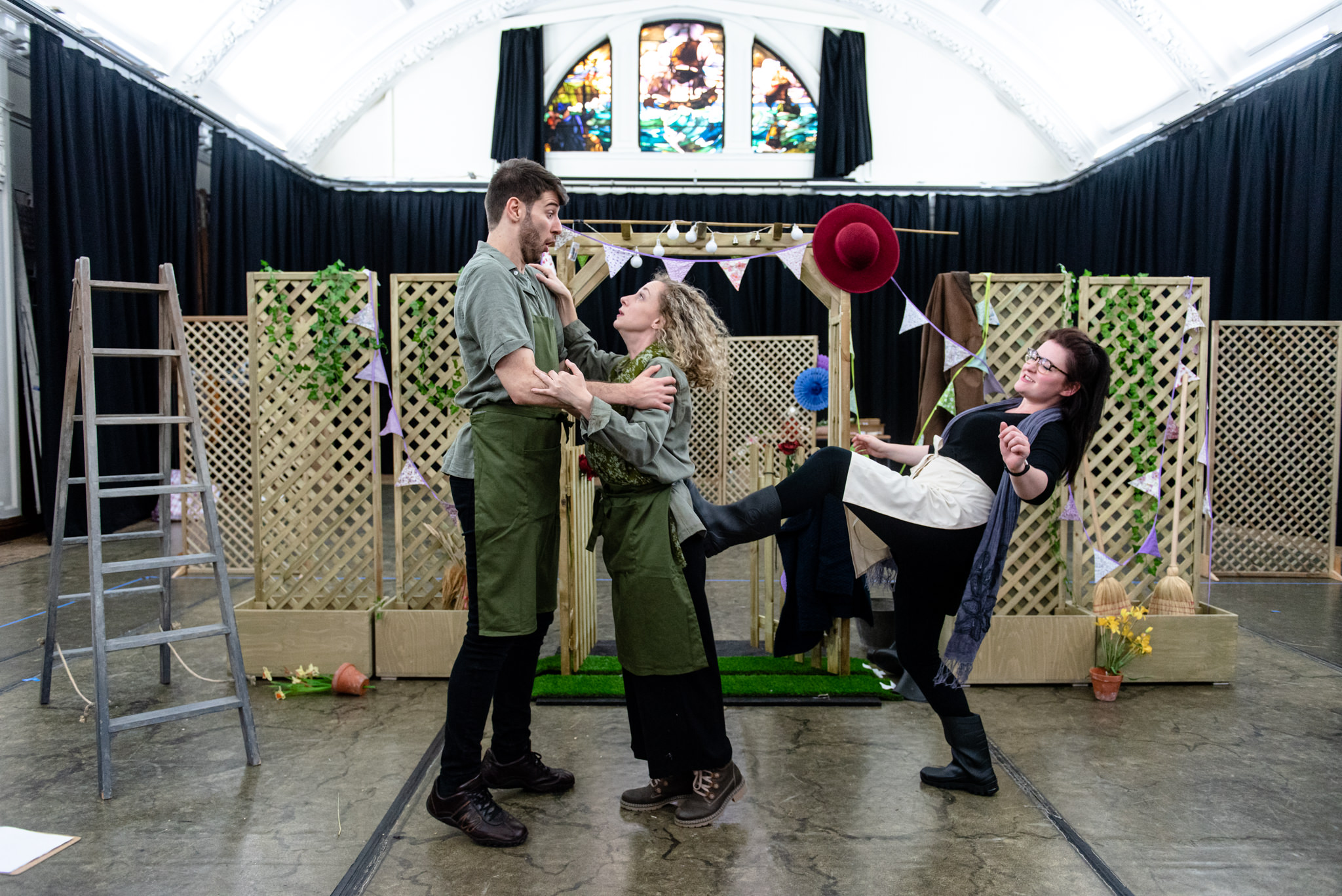 Mark Nathan, Martha Jones and Charlie Drummond in rehearsals for Opera Highlights. Scottish Opera 2019. Credit Julie Broadfoot (2.jpg