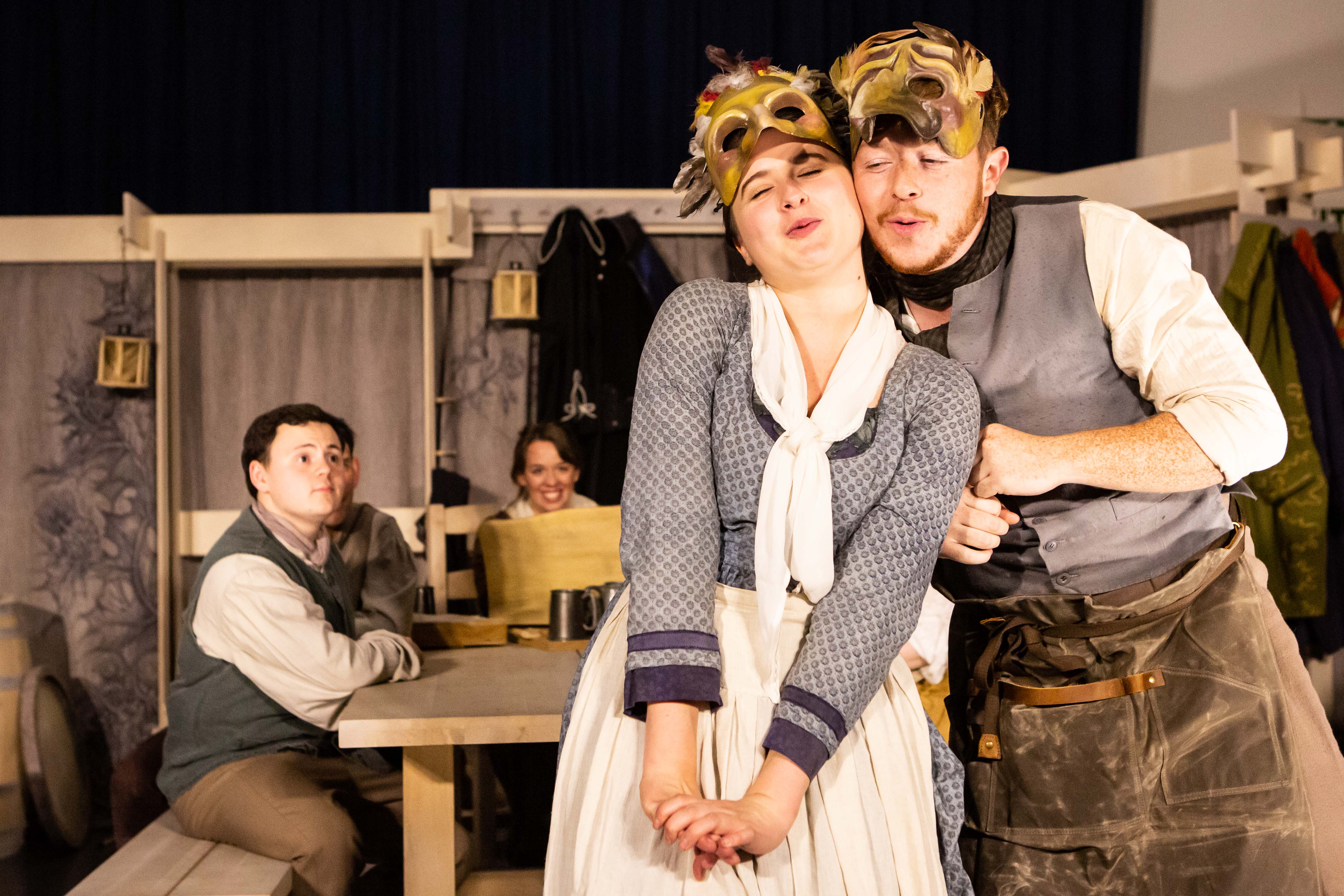 Cara Blaikie and Ross Fettes in Amadeus & The Bard. Scottish Opera 2019. Credit Sally Jubb..jpg