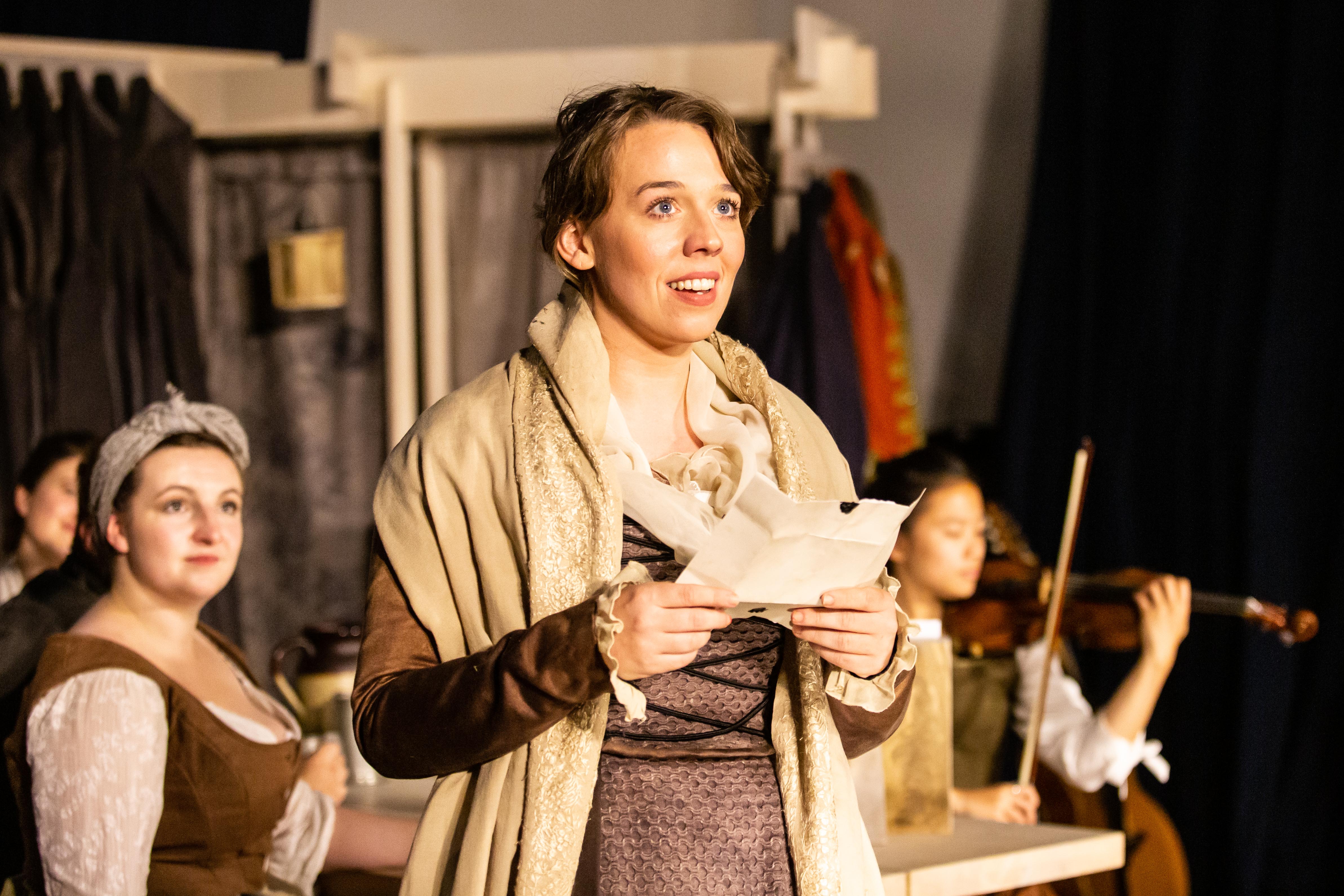 Erin Spence and Stephanie Stanway in Amadeus & The Bard. Scottish Opera 2019. Credit Sally Jubb..jpg