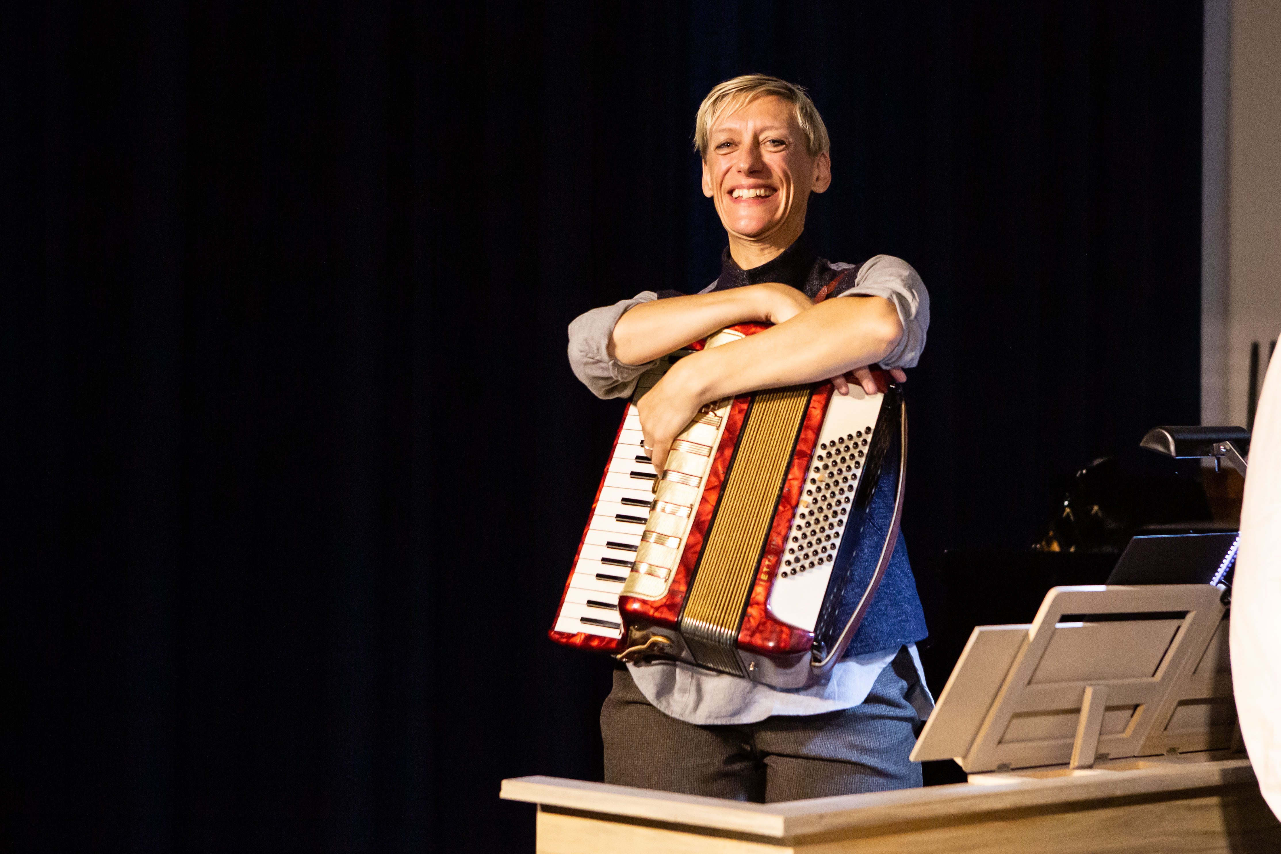 Muusic Director Karen MacIver in Amadeus & The Bard. Scottish Opera 2019. Credit Sally Jubb..jpg