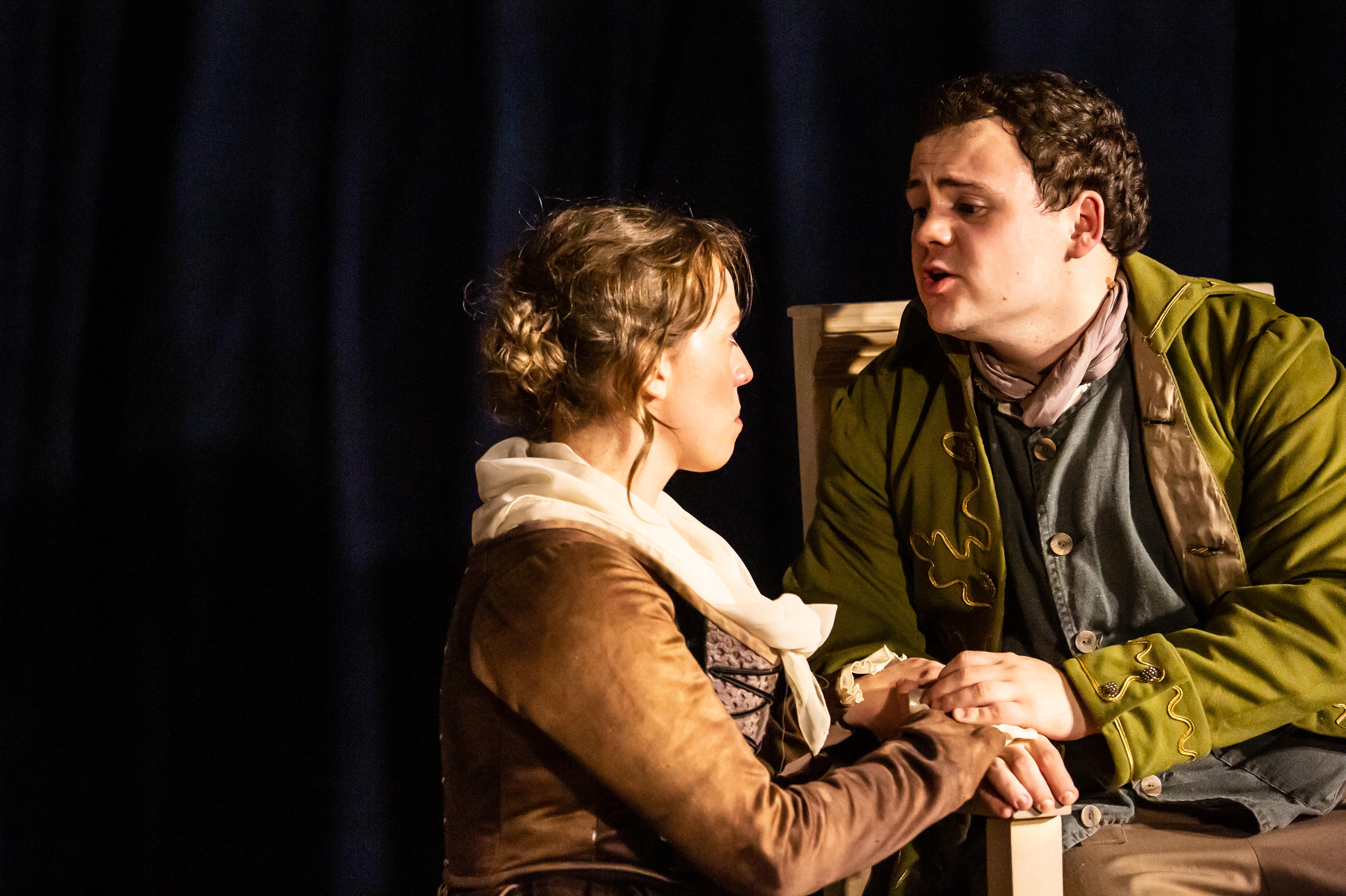 Stephanie Stanway and James McIntyre in Amadeus & The Bard. Scottish Opera 2019. Credit Sally Jubb..jpg