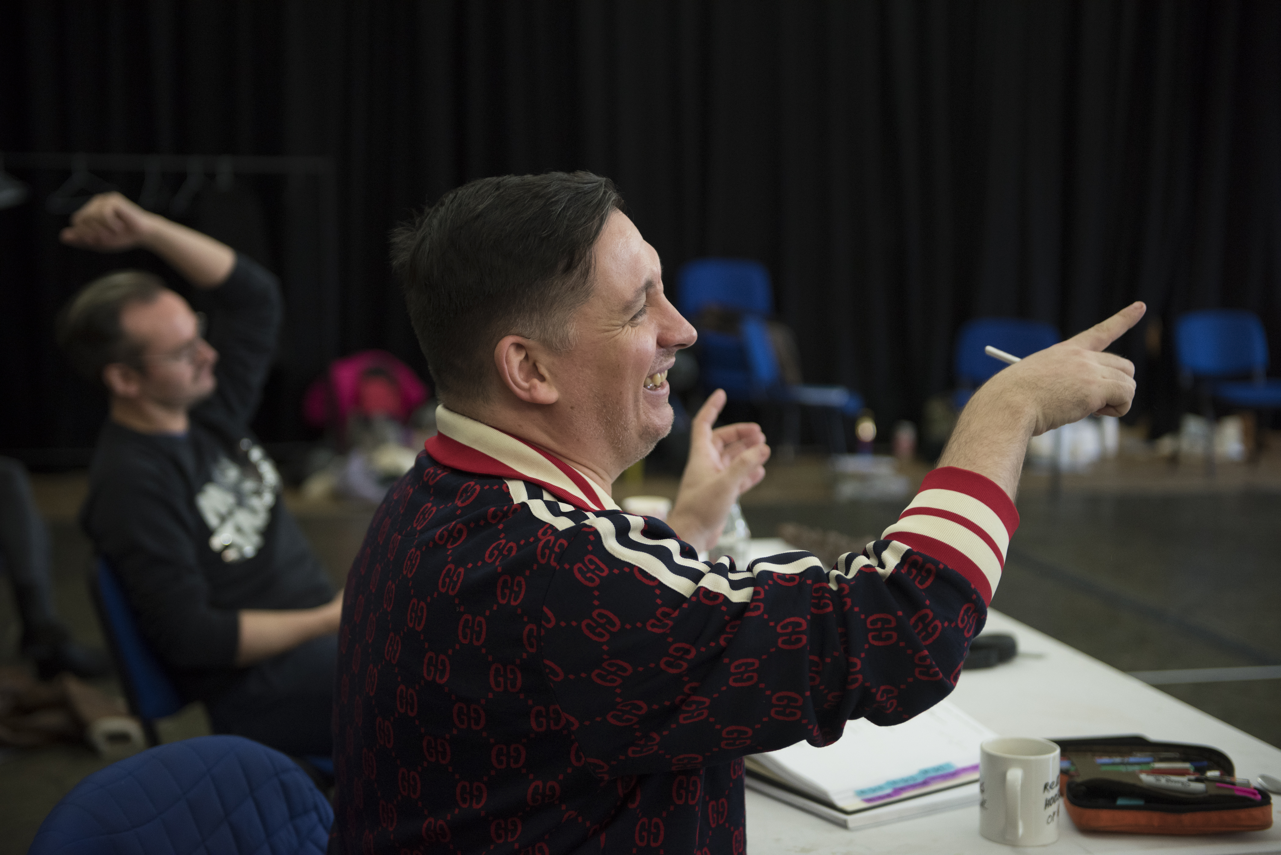 Director Johnny McKnight in rehearsal.JPG