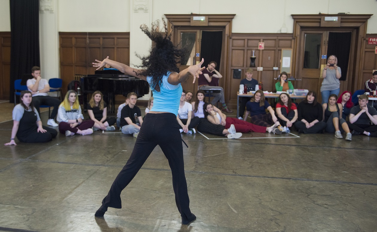 Scottish Opera Young Company in rehearsal for The Frogs. Scottish Opera 2019. Credit Julie Howden (6).JPG
