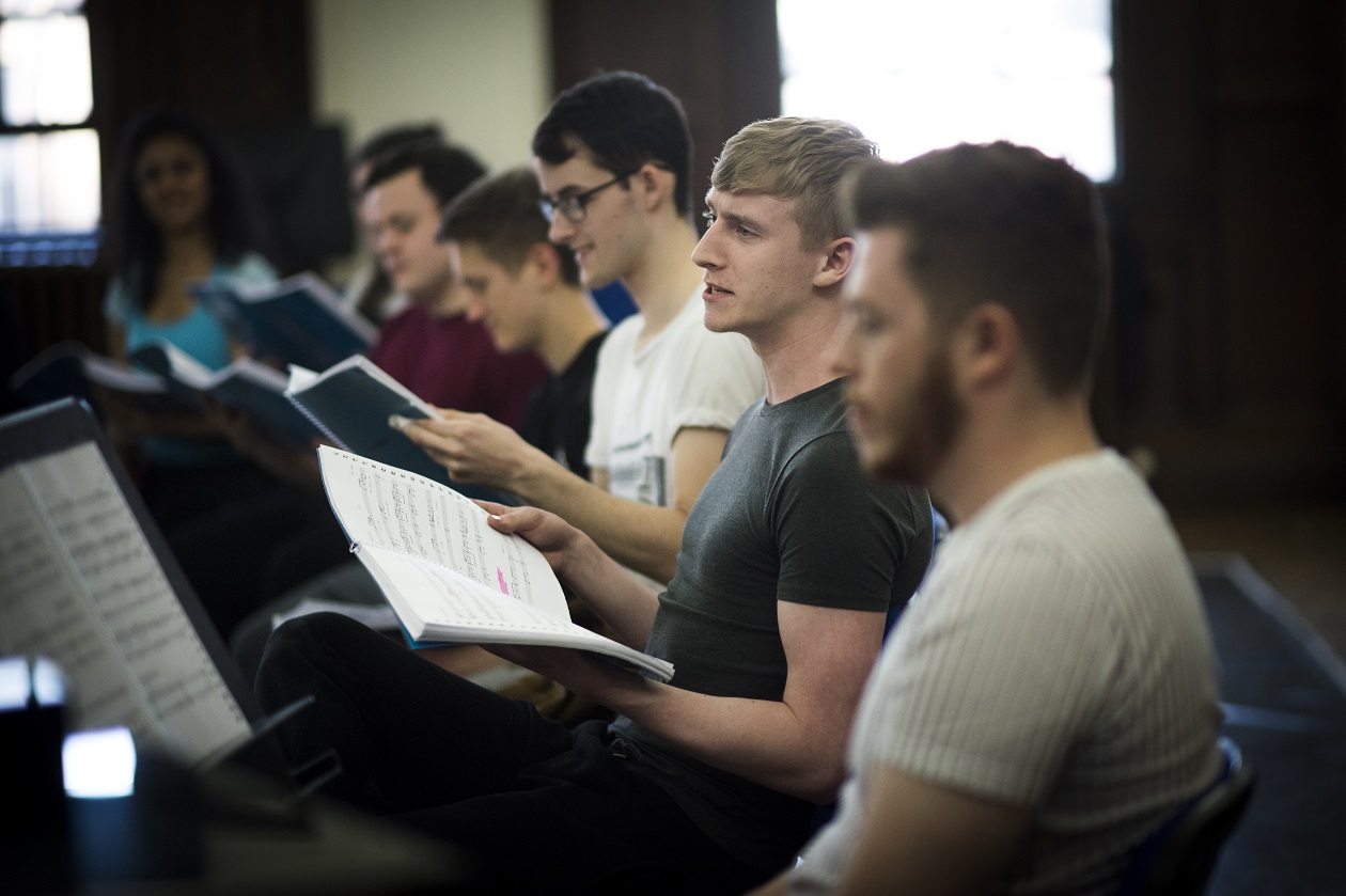 Scottish Opera Young Company in rehearsal for The Frogs. Scottish Opera 2019. Credit Julie Howden (8).JPG