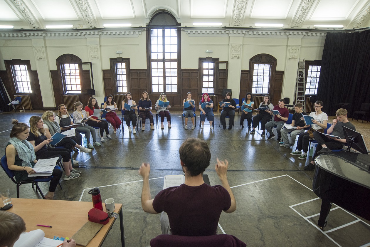 Scottish Opera Young Company in rehearsal for The Frogs. Scottish Opera 2019. Credit Julie Howden (9).JPG