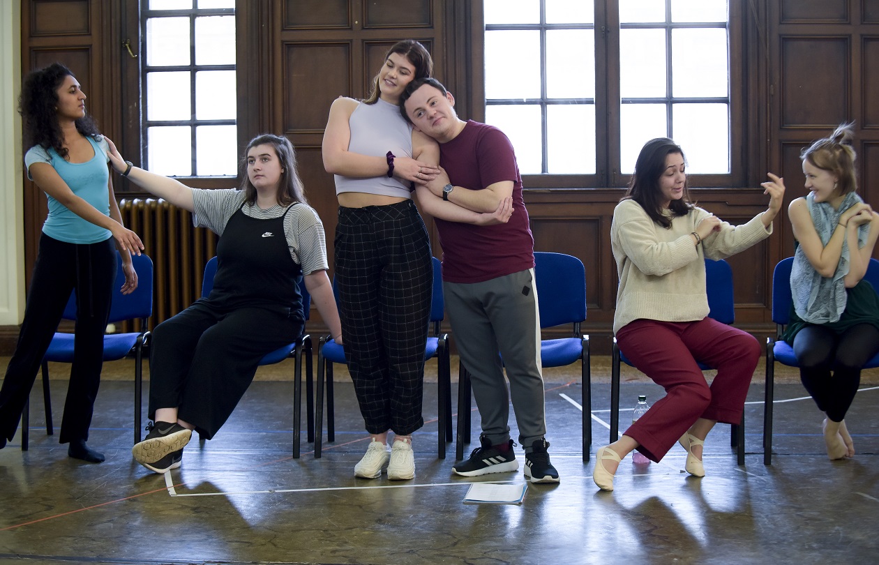 Scottish Opera Young Company in rehearsal for The Frogs. Scottish Opera 2019. Credit Julie Howden (10).JPG