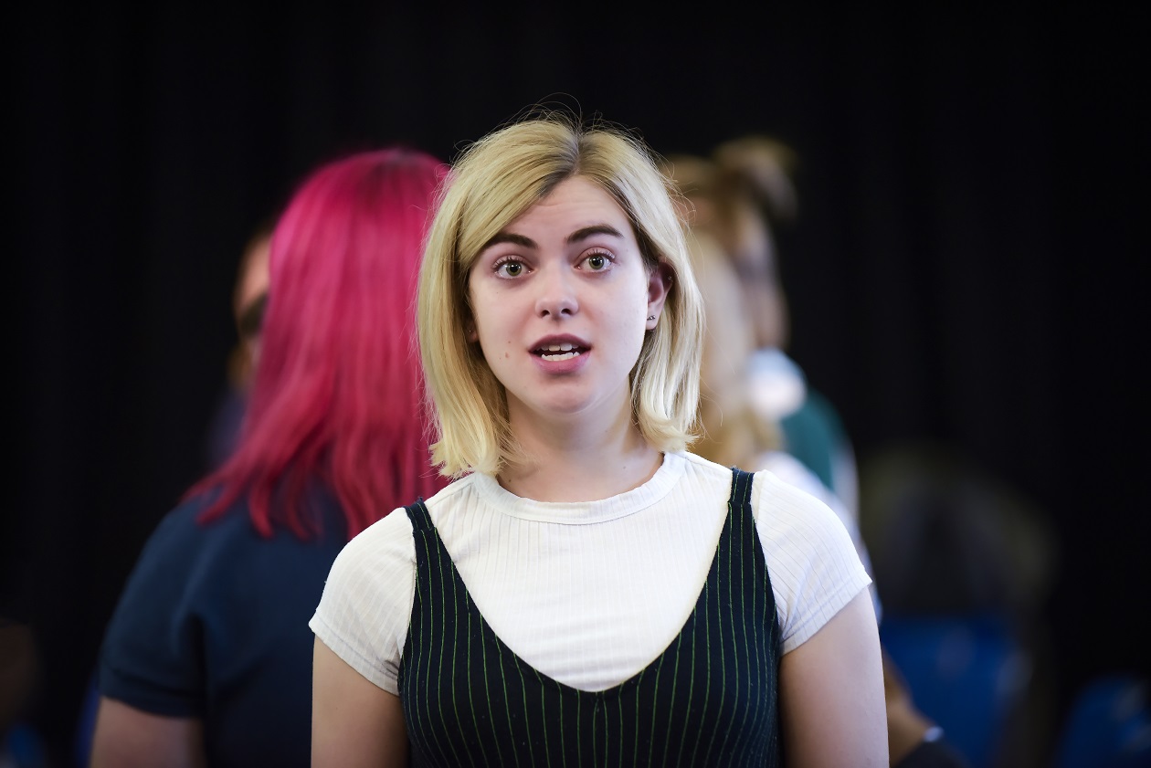 Scottish Opera Young Company in rehearsal for The Frogs. Scottish Opera 2019. Credit Julie Howden (11).JPG