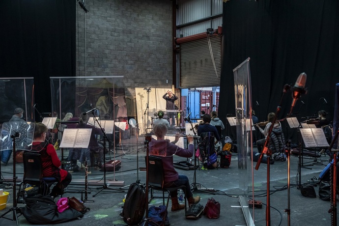 Orchestra of Scottish Opera. La Boheme Rehearsals..JPG