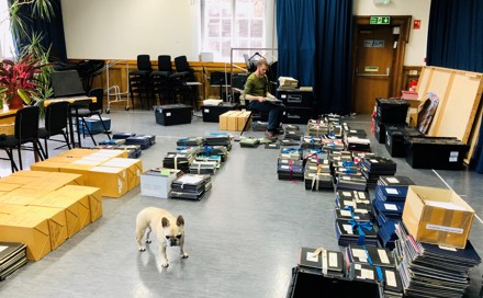 Organising of D'Oyly Cartre Opera Library.jpg