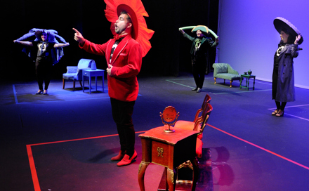 Arthur Bruce, Catriona Hewitson, Shengzhi Ren and Margo Arsane. Scottish Opera 2020. Credit Coline Hattersley.jpg