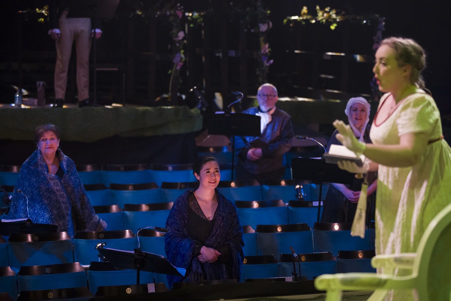 Catriona Hewitson and the chorus in L'elisir D'amore. Scottish Opera 2021. Credit James Glossop..JPG (1)