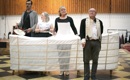 Dan Shelvey, Catriona Hewitson, Yvonne Howard and Richard Suart in The Gonodoliers rehearsals. Scottish Opera 2021. Credit Jane Barlow..JPG