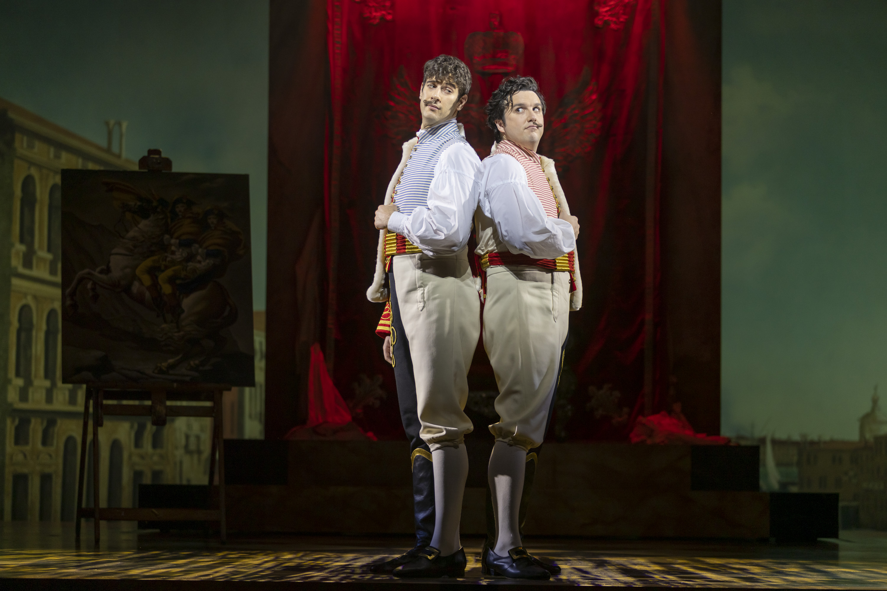 Mark Nathan and William Morgan in The Gondoliers Dress Reherasal. Scottish Opera 2021. Credit James Glossop..JPG