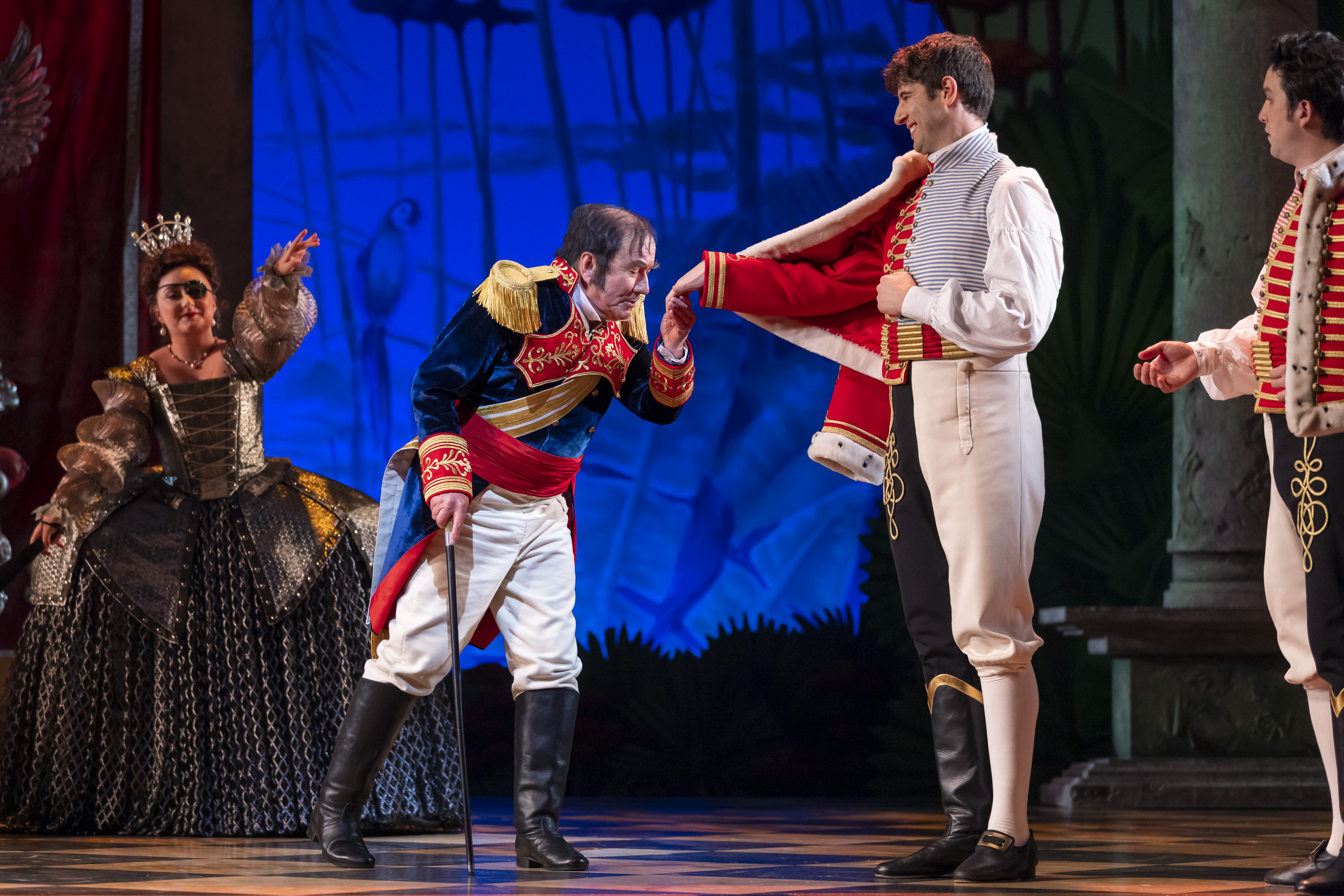 Richard Suart and Mark Nathan in The Gondoliers Dress Rehearsal. Scottish Opera 2021. Credit James Glossop..JPG