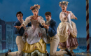 William Morgan, Ellie Laugharne, Mark Nathan and Sioned Gwen Davies in The Gondoliers Dress Rehearsal. Scottish Opera 2021. Credit James Glossop..JPG