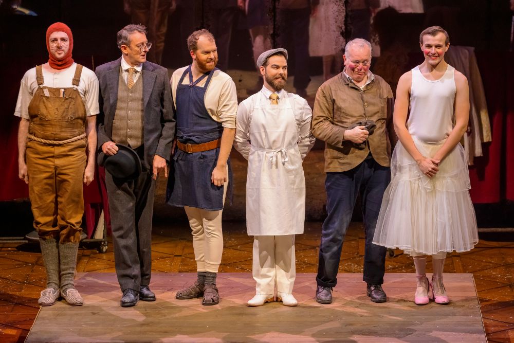 Dingle Yandell, John Molloy, David Shipley, Arthur Bruce, Jamie MacDougall and Glen Cunningham in A Midsummer Night's Dream. Credit James Glossop-web.jpg