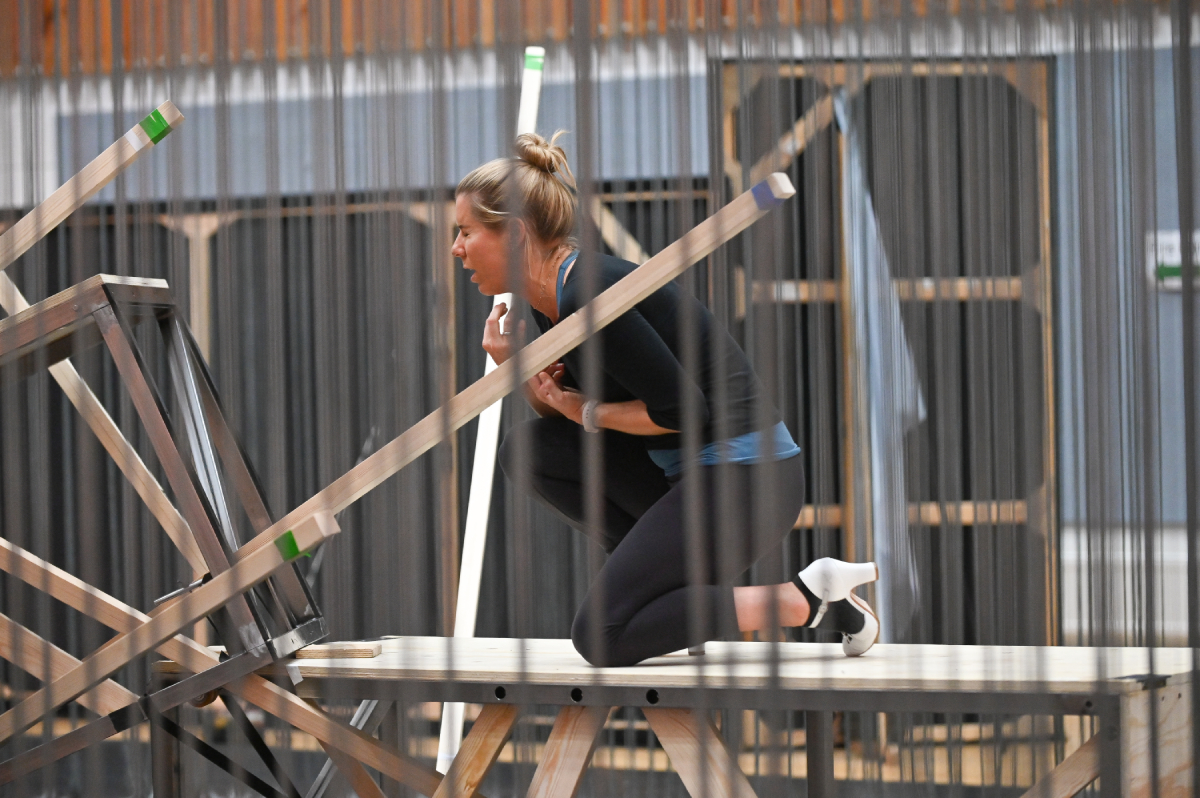 Lauren Fagan (Margarita Xirgu) in rehearsals for Ainadamar. Credit Julie Howden..jpg