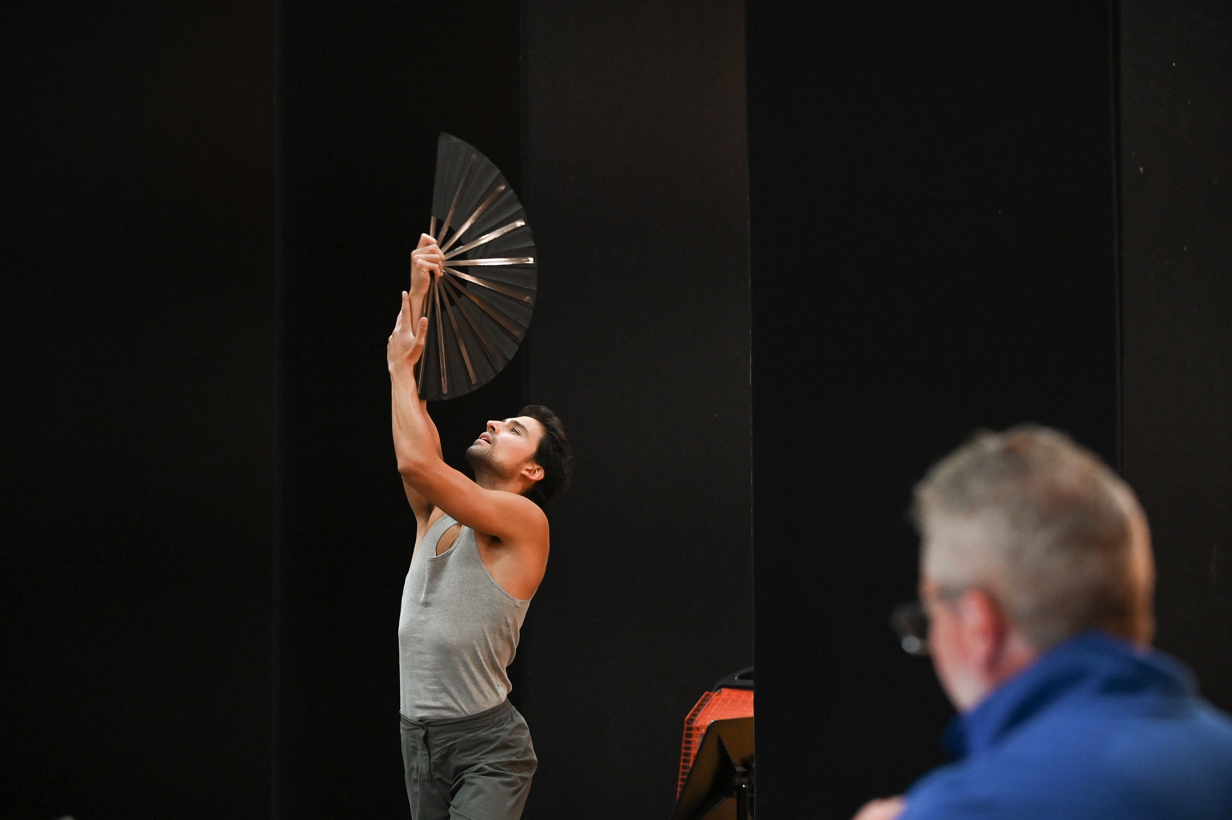 Dancer Aitor Hernandez during Ainadamar rehearsals. Scottish Opera 2022. Credit Julie Howden.JPG