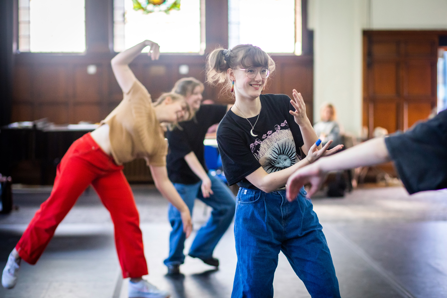 Scottish Opera Young Company in rehearsals. Scottish Opera 2022. Credit Elaine Livingstone.