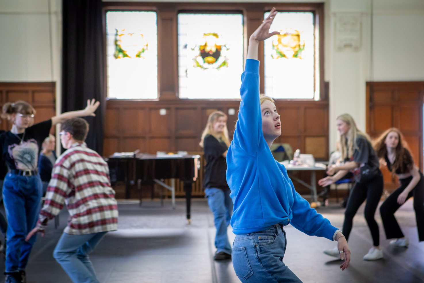 Scottish Opera Young Company in rehearsals. Scottish Opera 2022. Credit Elaine Livingstone. (5)