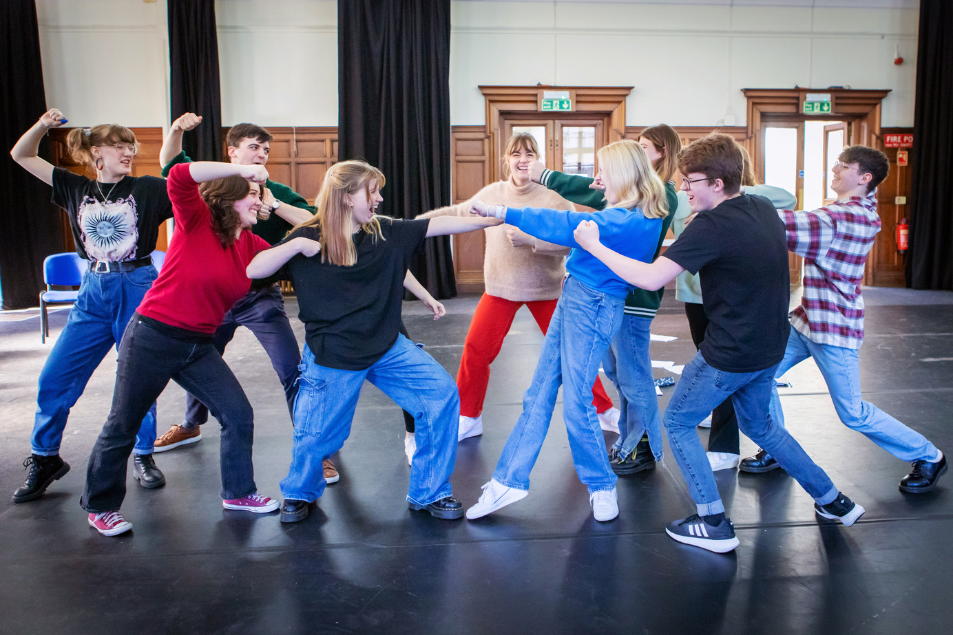 Scottish Opera Young Company in rehearsals. Scottish Opera 2022. Credit Elaine Livingstone. (8)