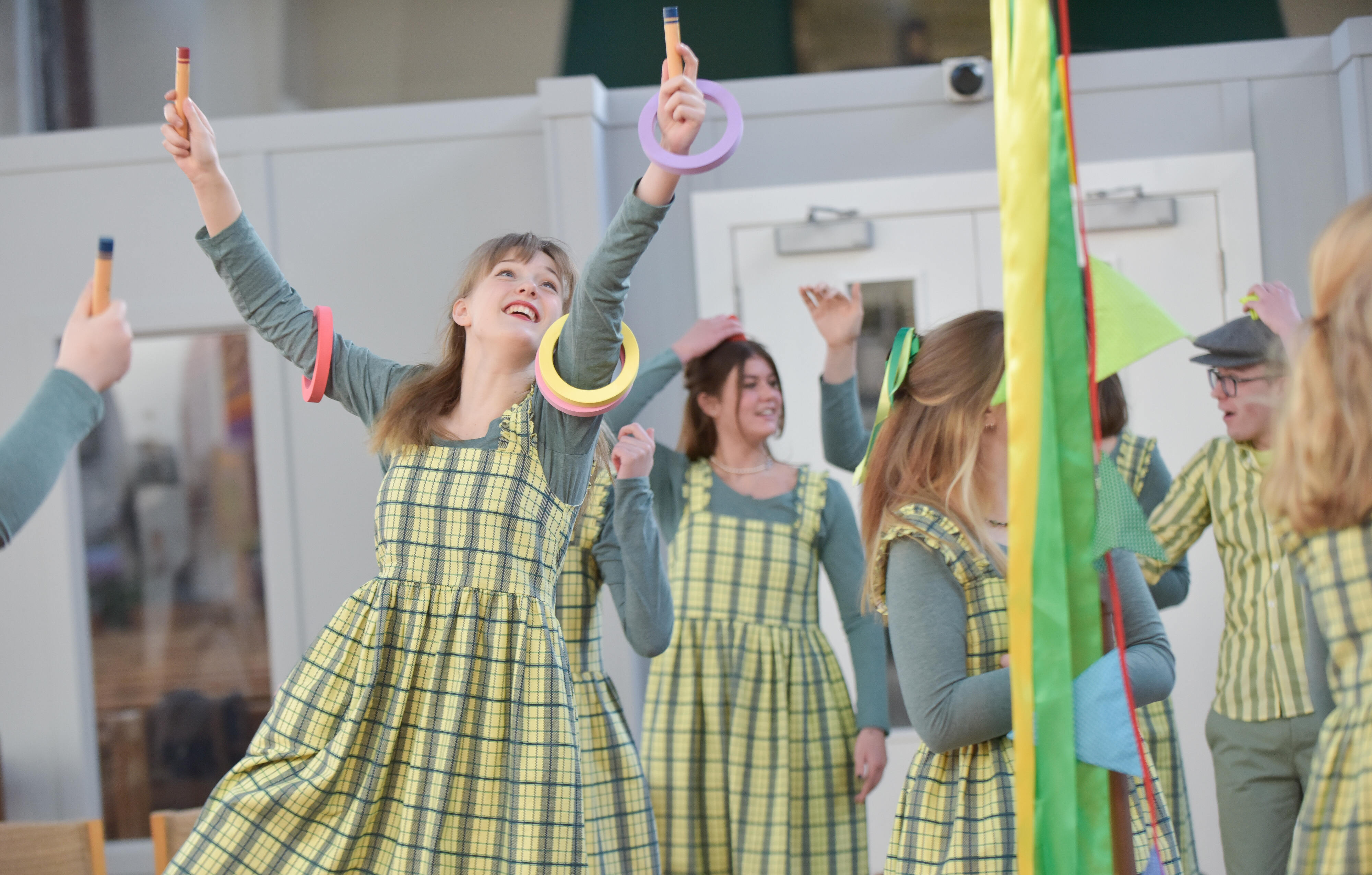 Scottish Opera Young Company rehearsing As The Seasons Turn. 2022. Credit Julie Howden. (3)