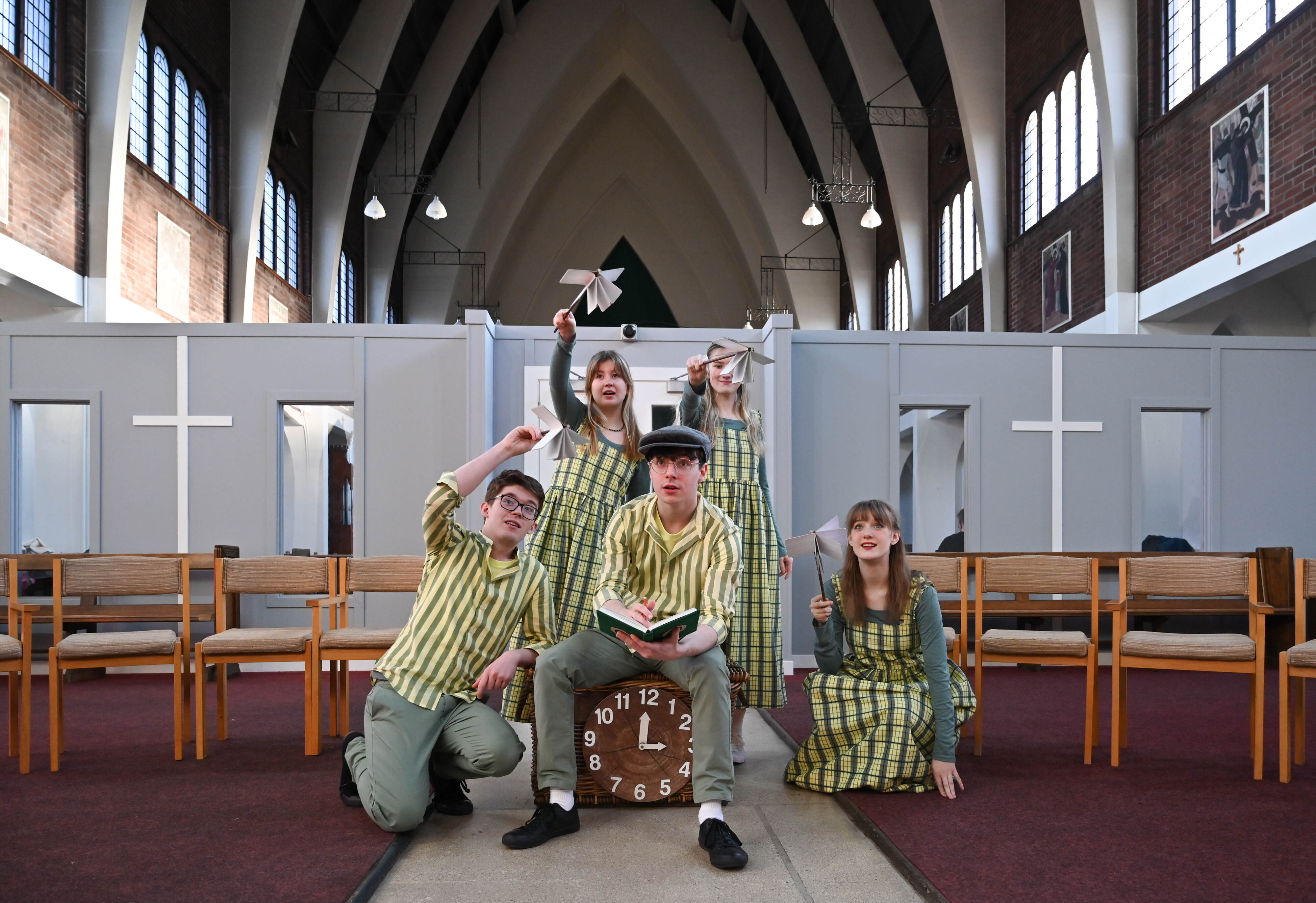 Scottish Opera Young Company rehearsing As The Seasons Turn. 2022. Credit Julie Howden. (2)