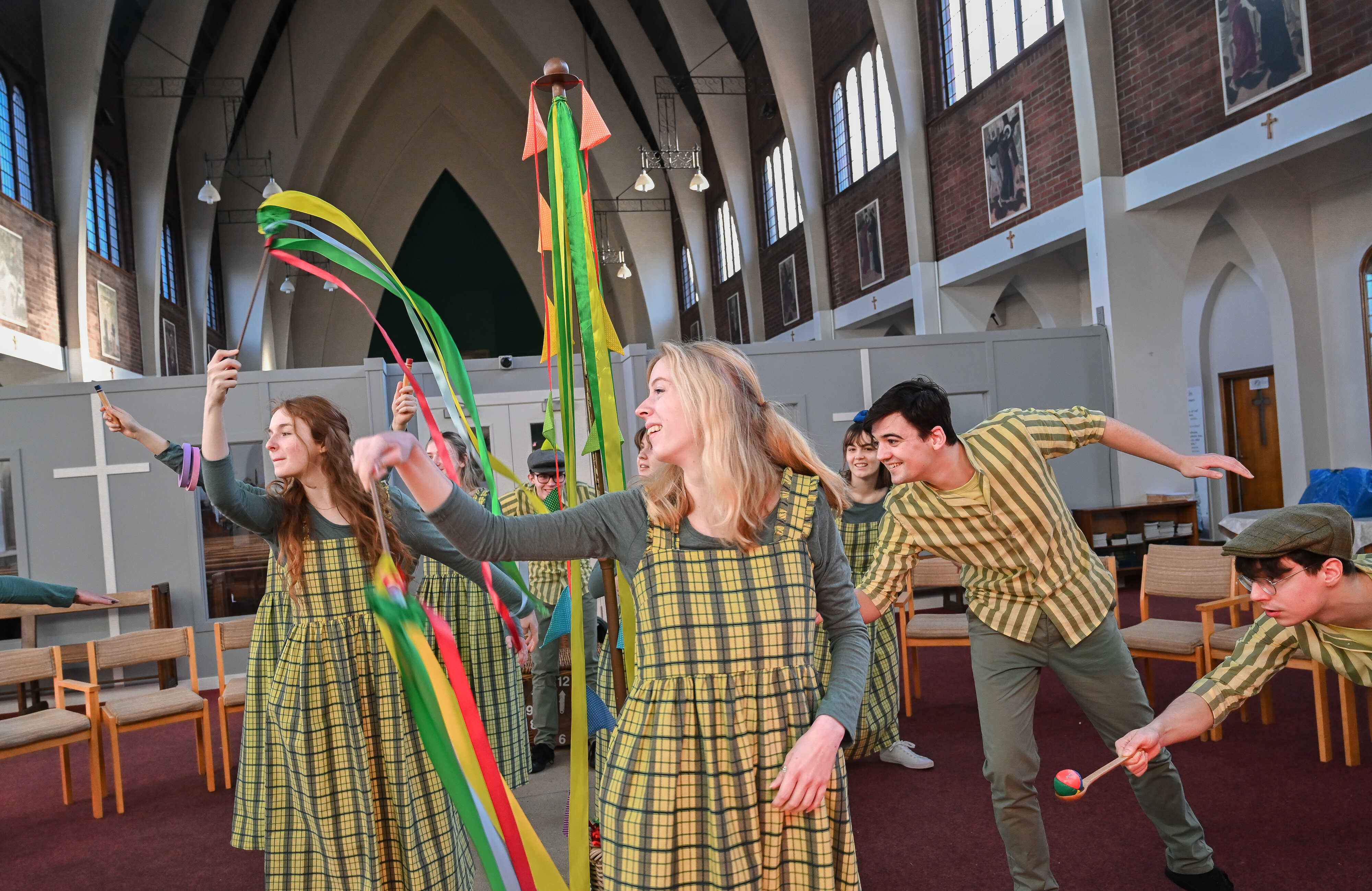 Scottish Opera Young Company rehearsing As The Seasons Turn. 2022. Credit Julie Howden. (1)