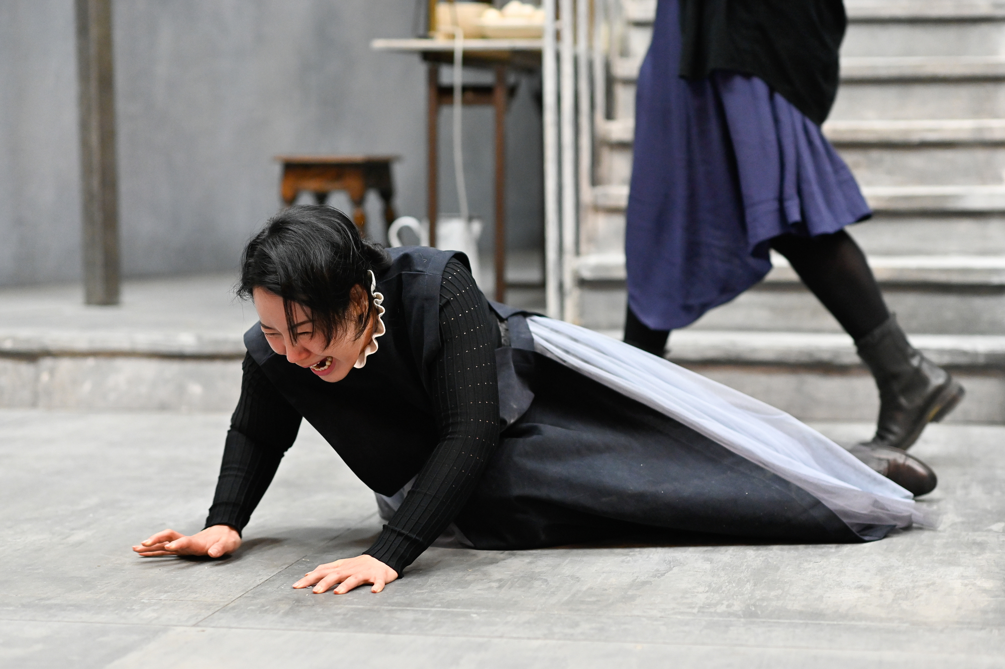Sunyoung Seo as Suor Angelica during rehearsals. Scottish Opera 2023. Credit Julie Howden. (1)