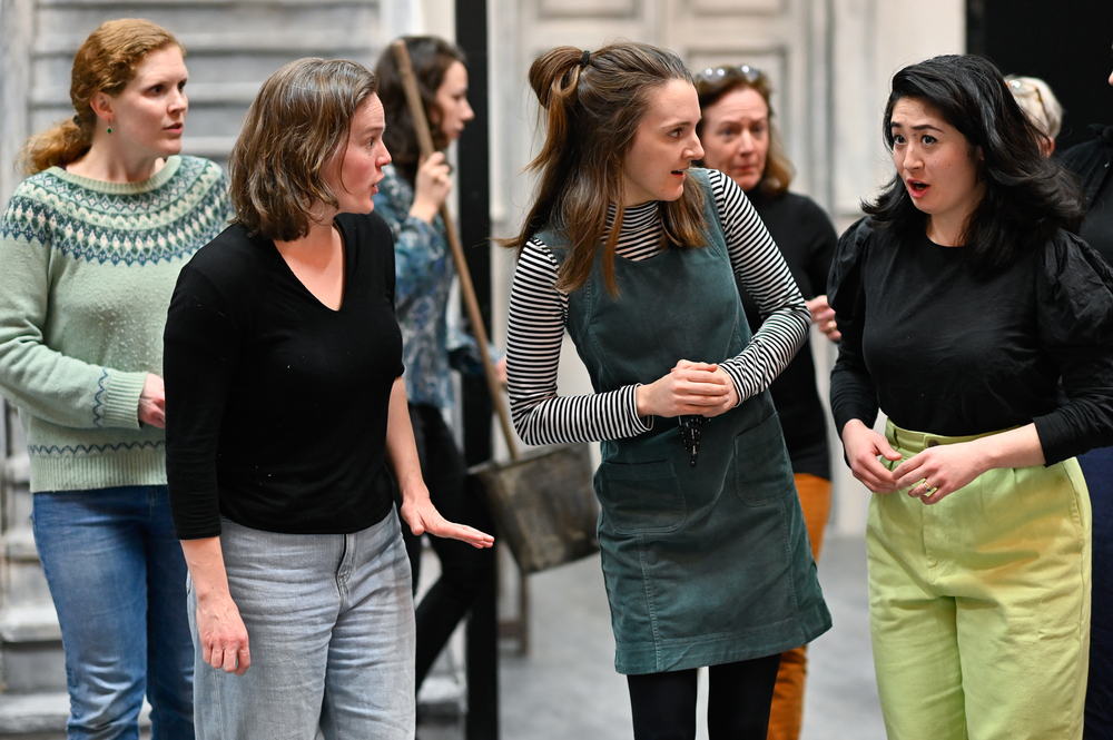 The cast of Sour Angelica in rehearsals. Scottish Opera 2023. Credit Julie Howden. (2).jpg