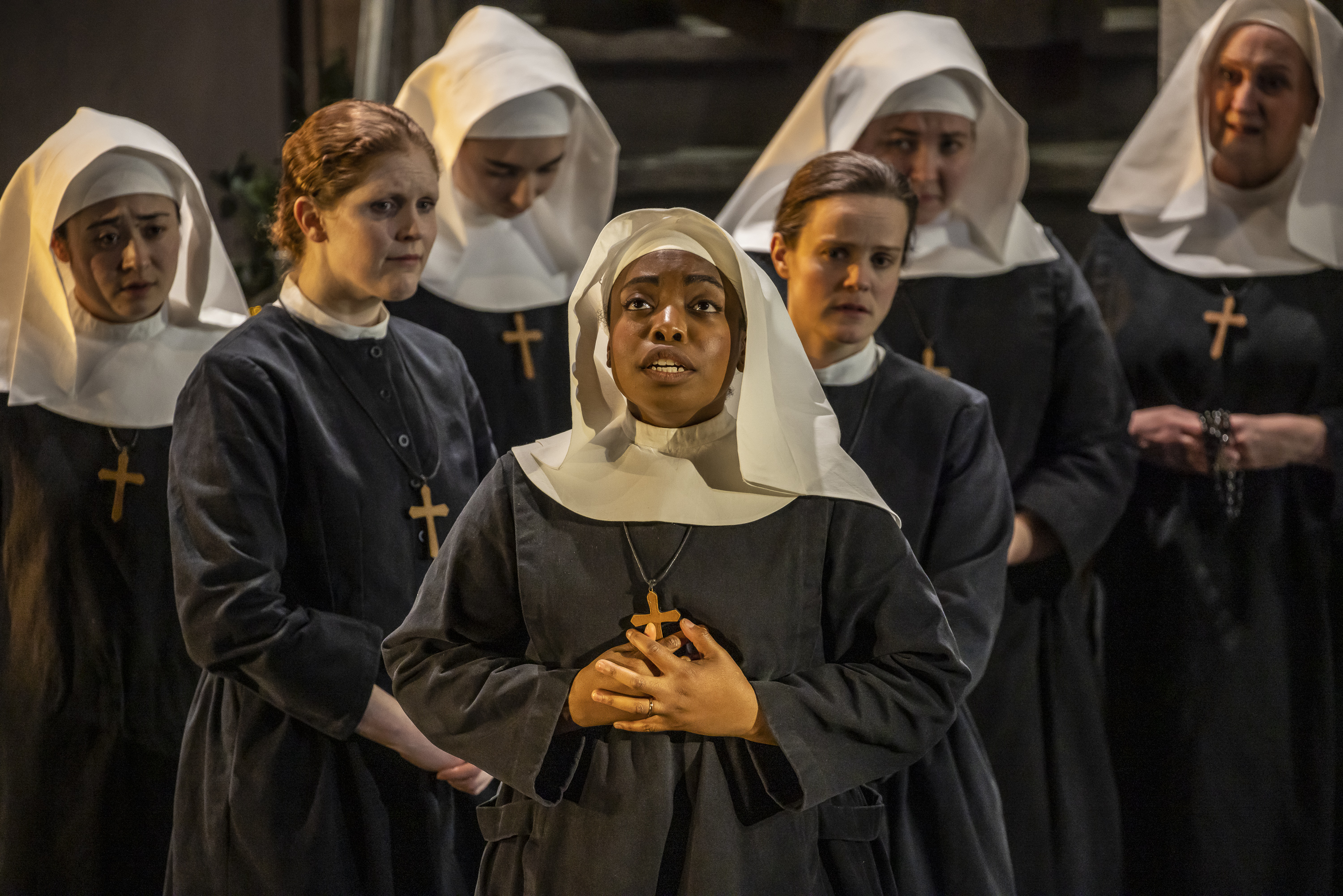 Francesca Chiejina in the dress rehearsal of Suor Angelica. Credit James Glossop..JPG