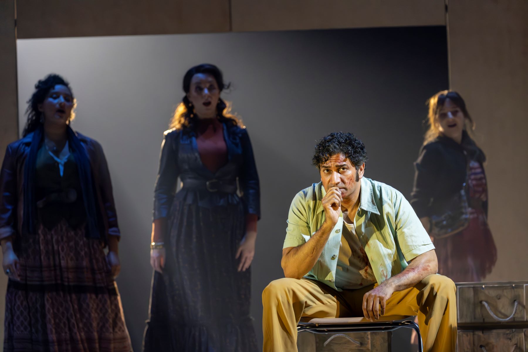 Alok Kumar (Don José) in Carmen. Scottish Opera 2023. Credit James Glossop.