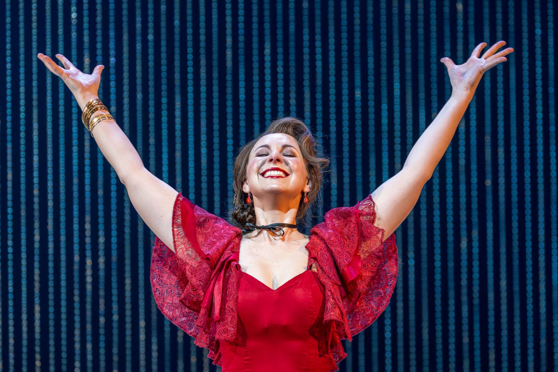Justina Gringytė (Carmen) in Carmen. Scottish Opera 2023. Credit James Glossop.
