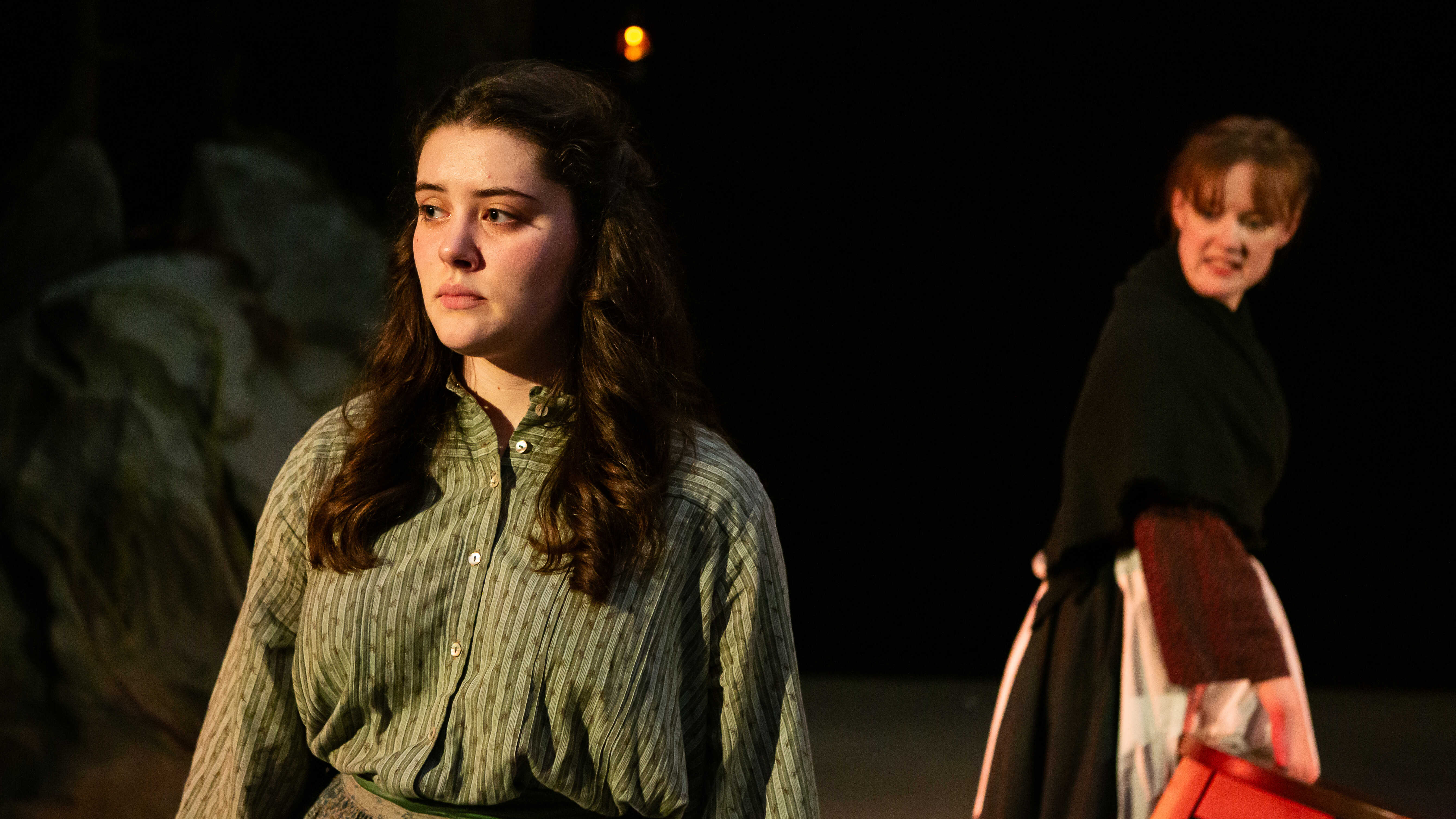 Helena Engebretsen (Jennie Parsons) and Anna Sophia Montgomery (Mother) in Down in the Valley. Credit Sally Jubb..jpg