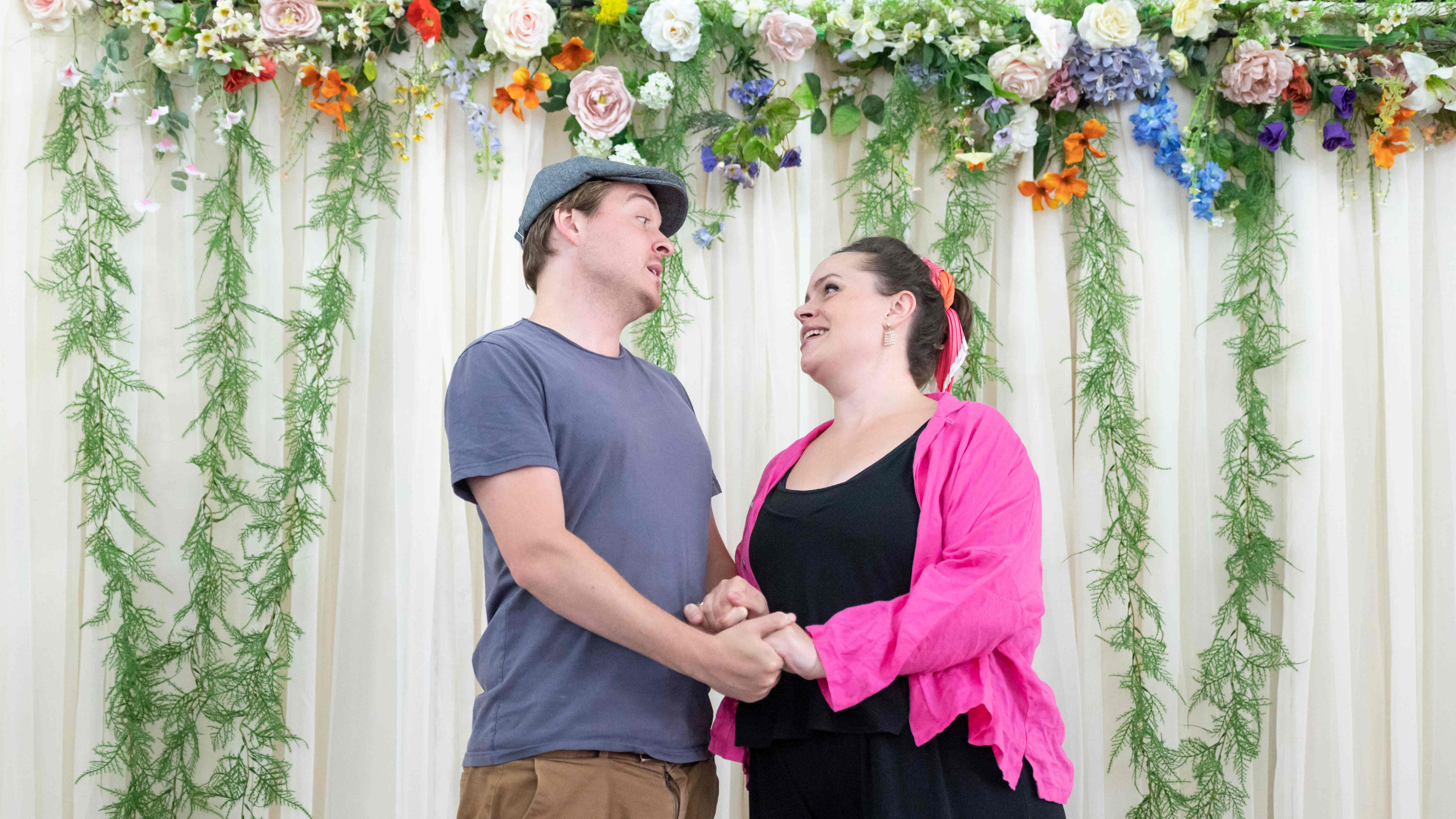 Jerome Knox and Katy Thomson in rehearsals for Opera Highlights Autumn Tour. Scottish Opera 2023. Credit Kirsty Anderson..jpg