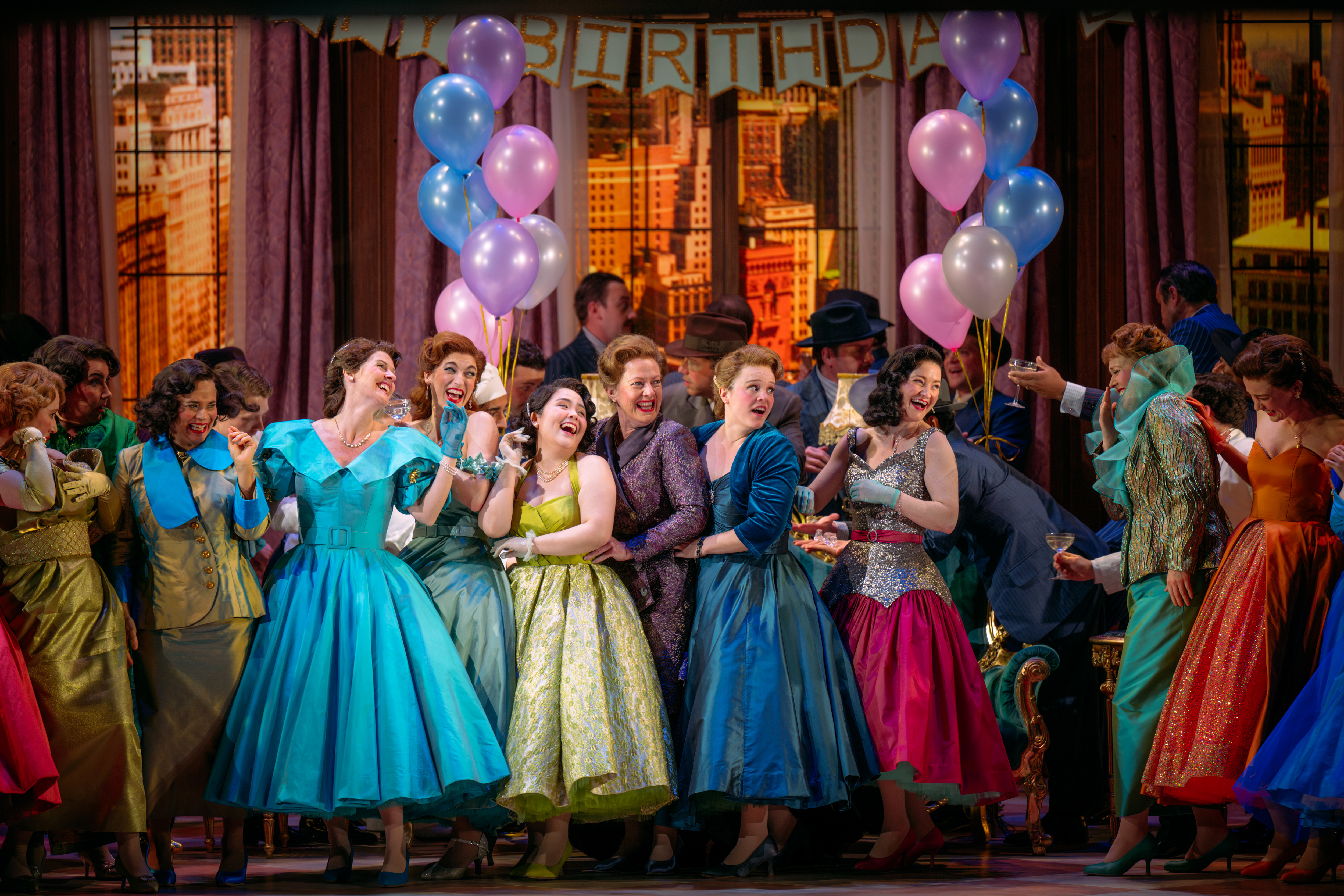 The Cast Of The Merry Widow. Credit Mihaela Bodlovic..