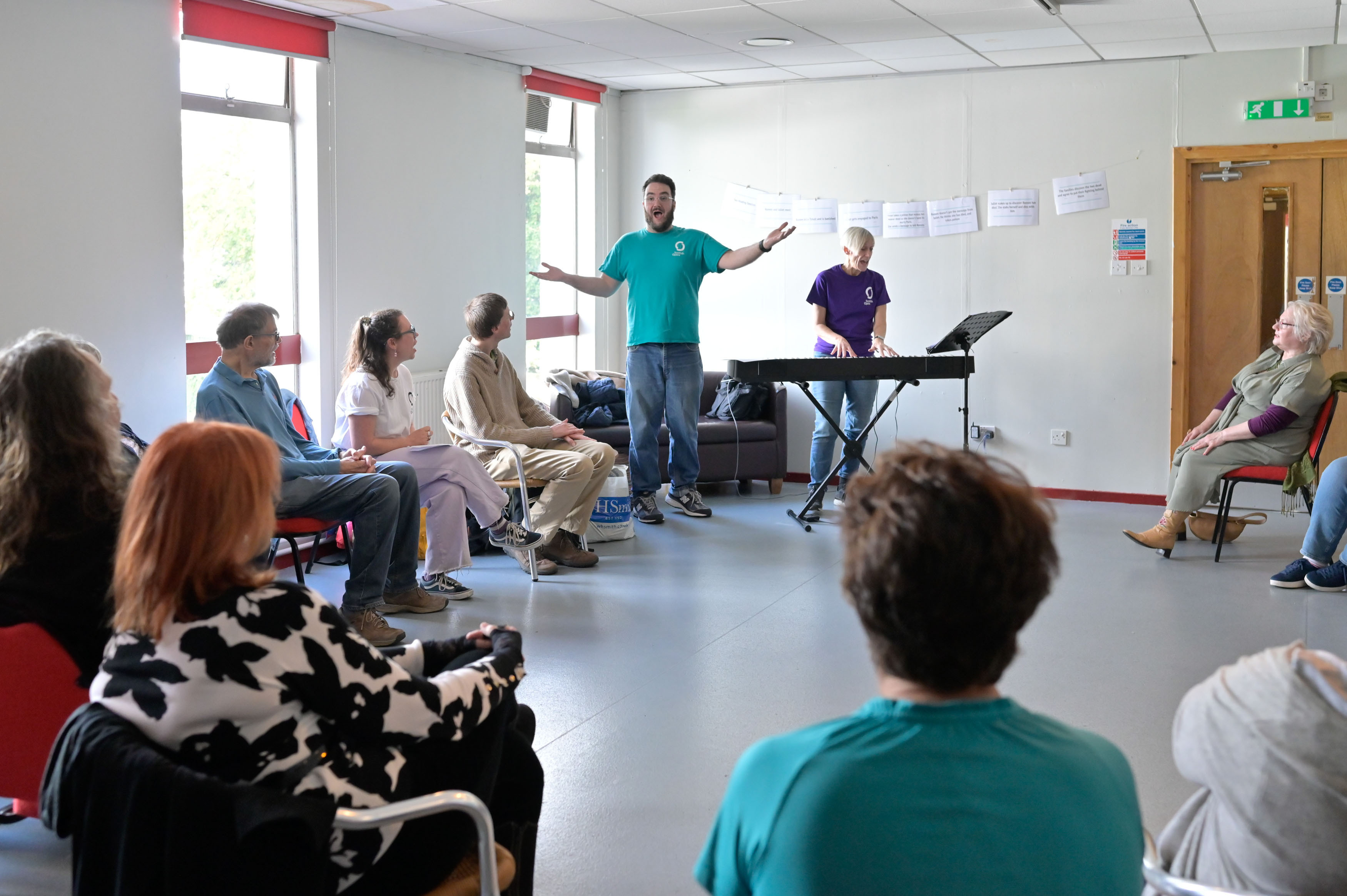 How to stage an opera workshop at Village Theatre, East Kilbride. 2025. Credit Julie Howden.. (1)
