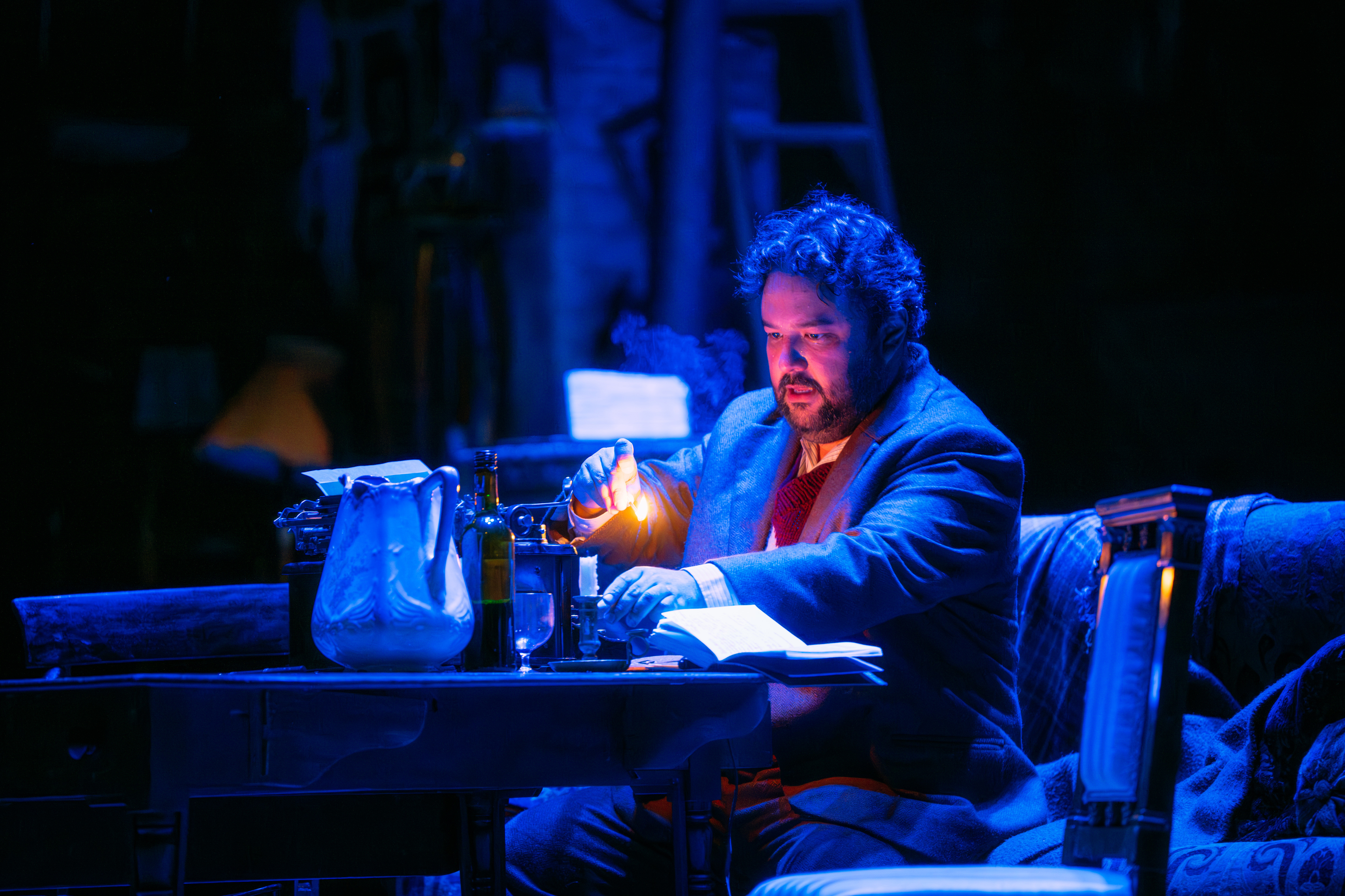 Mario Chang (Rodolfo) In La Boheme 2025. Credit Mihaela Bodlovic..