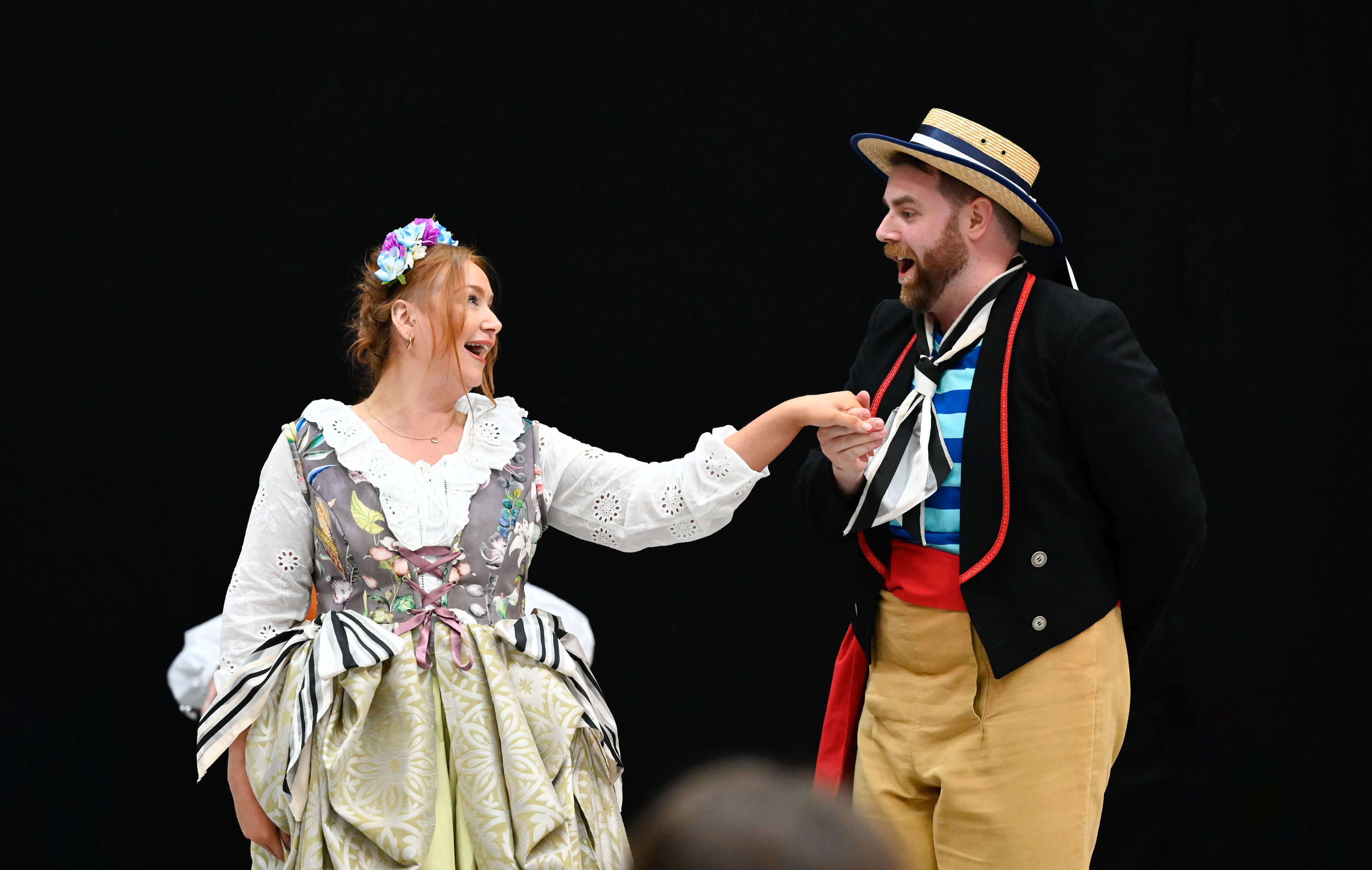 Holly Teague And Colin Murray In A Little Bit Of The Gondoliers. Credit Julie Howden..